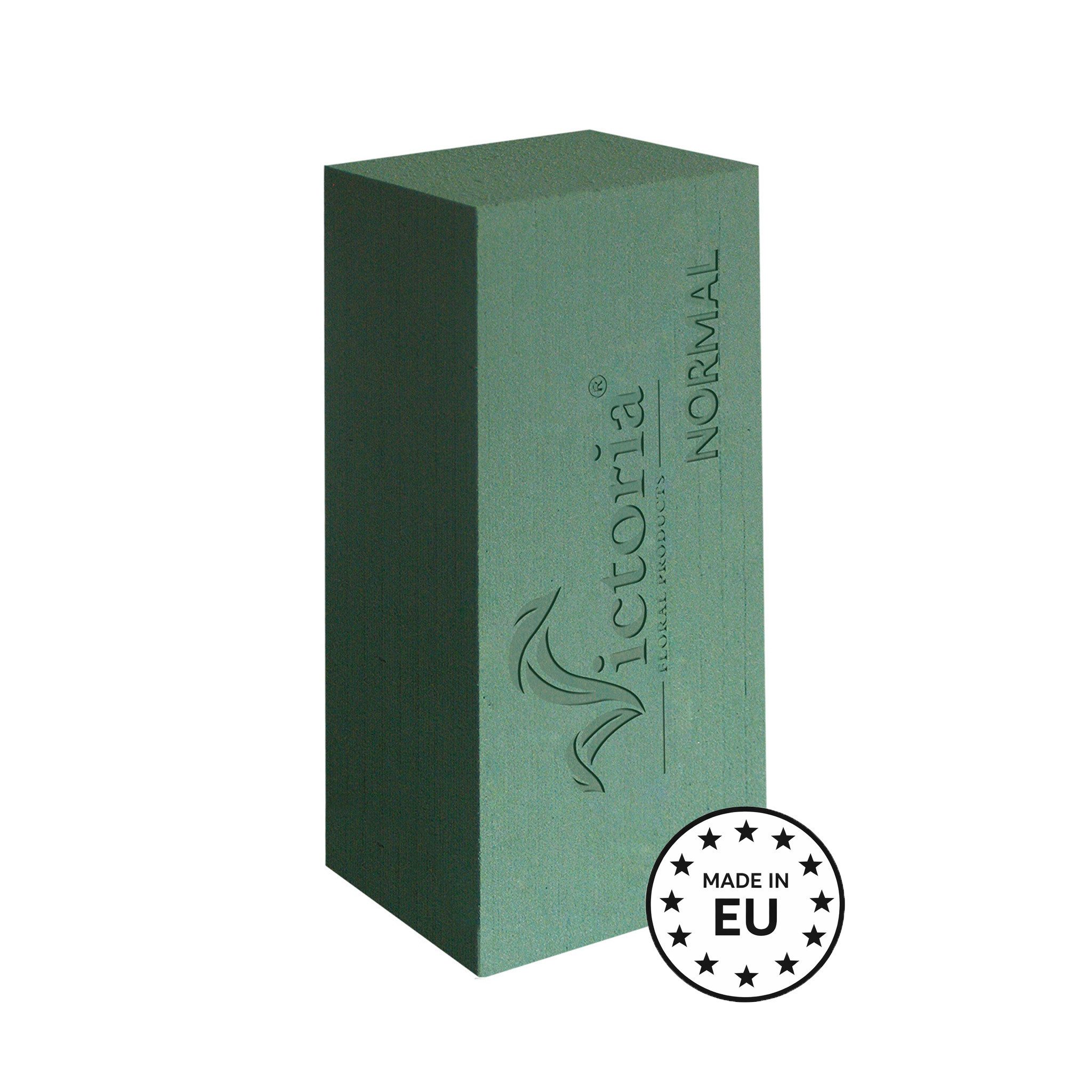 Creativery Bastelmoos, Nass Steckschaum Ziegel 23x11x7,5cm für Frischblumen 1 Stück