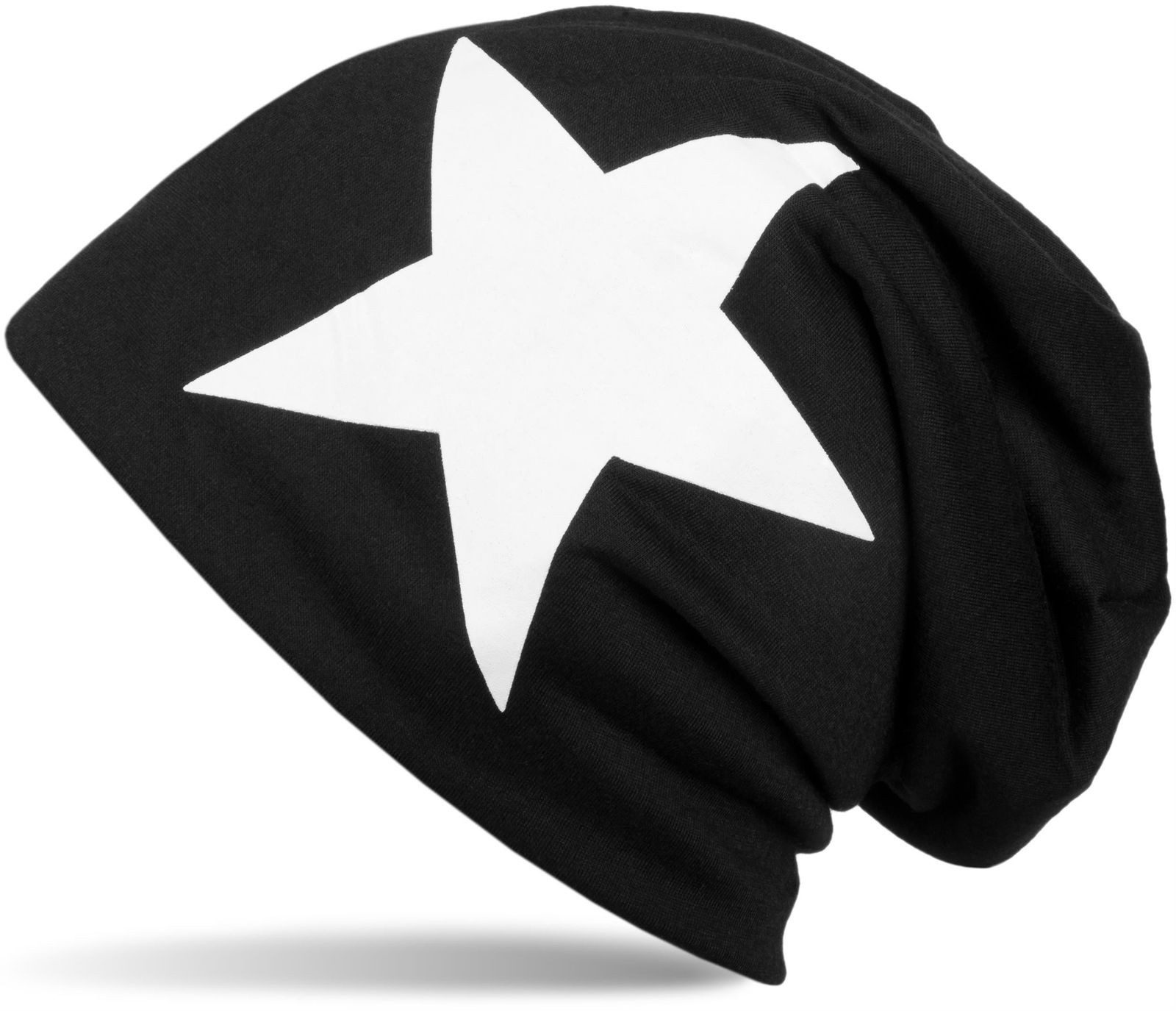 Beanie Beanie mit Stern Print