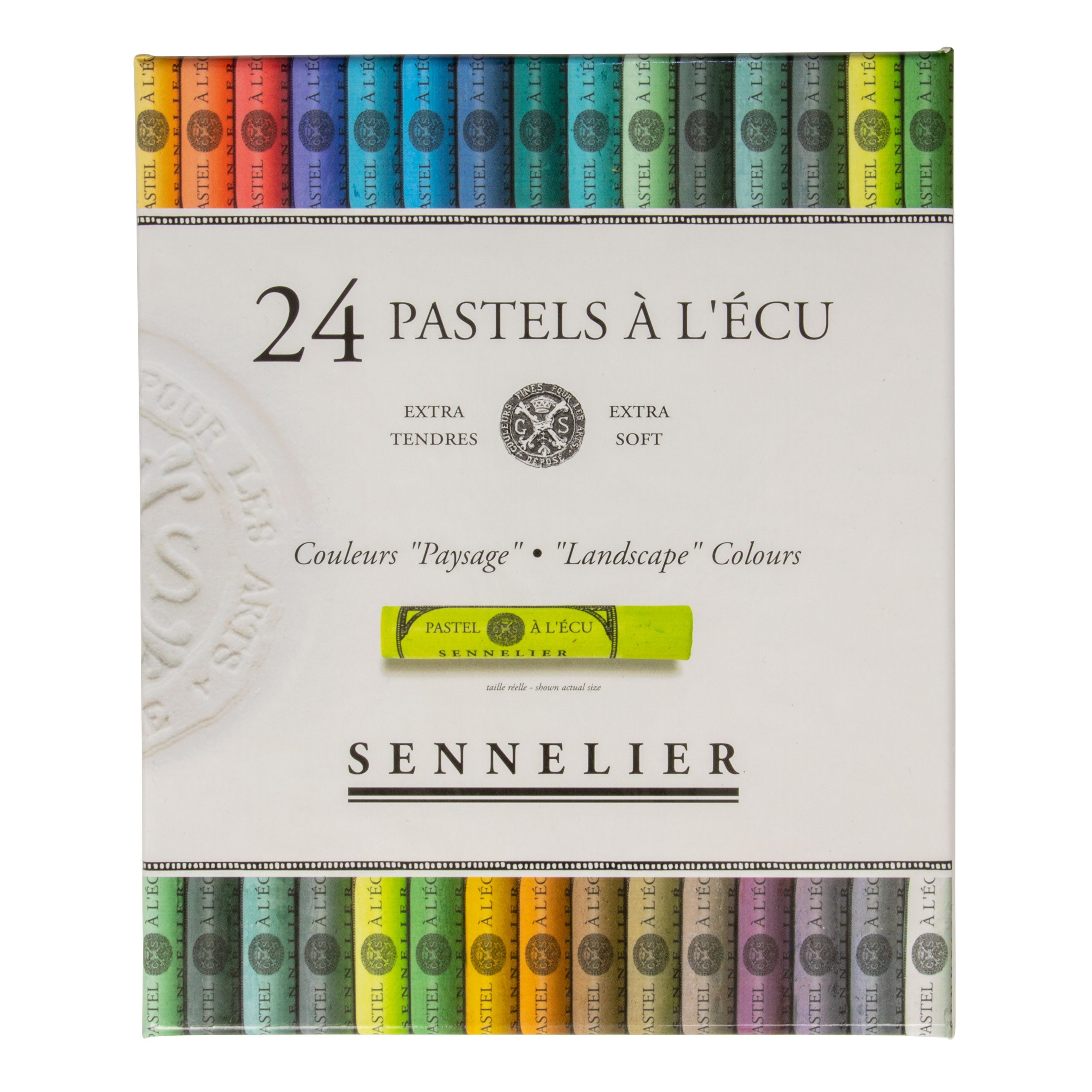 SENNELIER Pastellkreide Pastellfarben - Landschaft - Karton mit 24 Pastellen ECU - N132241