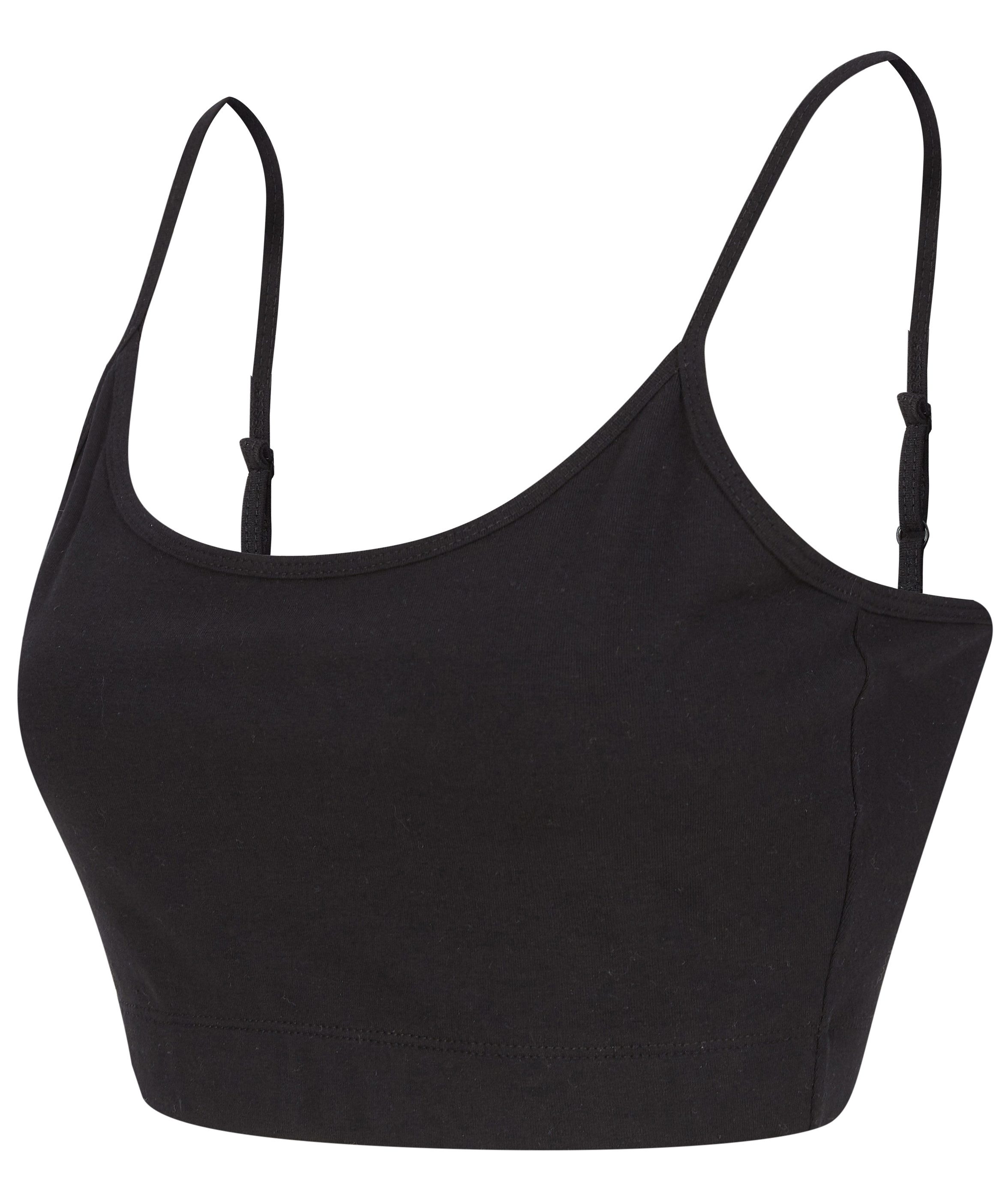 SF Women Spaghettitop 1er/2er Pack - bauchenfreies Damen Top - Crop Shirt Frauen u. Mädchen (1-tlg) Verstellbare Träger, Bügelfrei