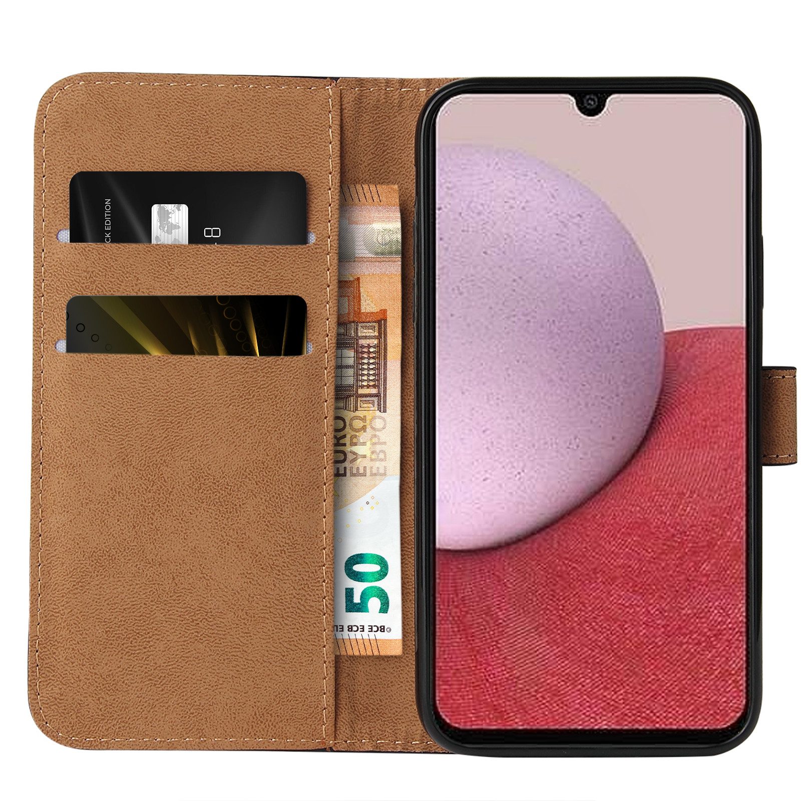Tec-Expert Handyhülle Klapp Hülle für Samsung Galaxy A14 5G 6.6 Zoll, 6.6, Flip Case für Samsung Galaxy A14 5G