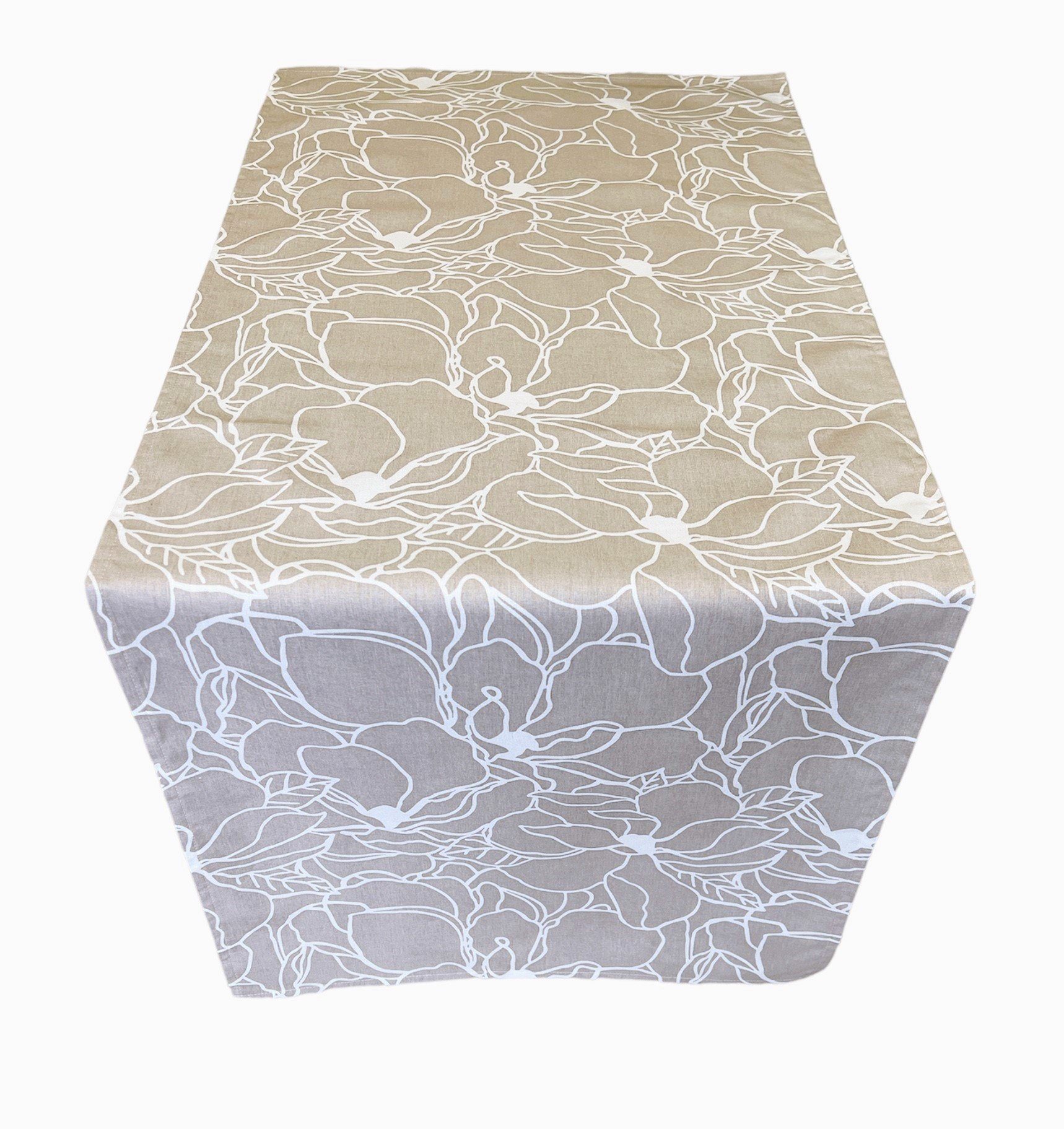 RoKo-Textilien Tischläufer Tischläufer Tischdecke 100% Baumwolle gedeckter Tisch in 18 Maßen, bedruckt, geblümt