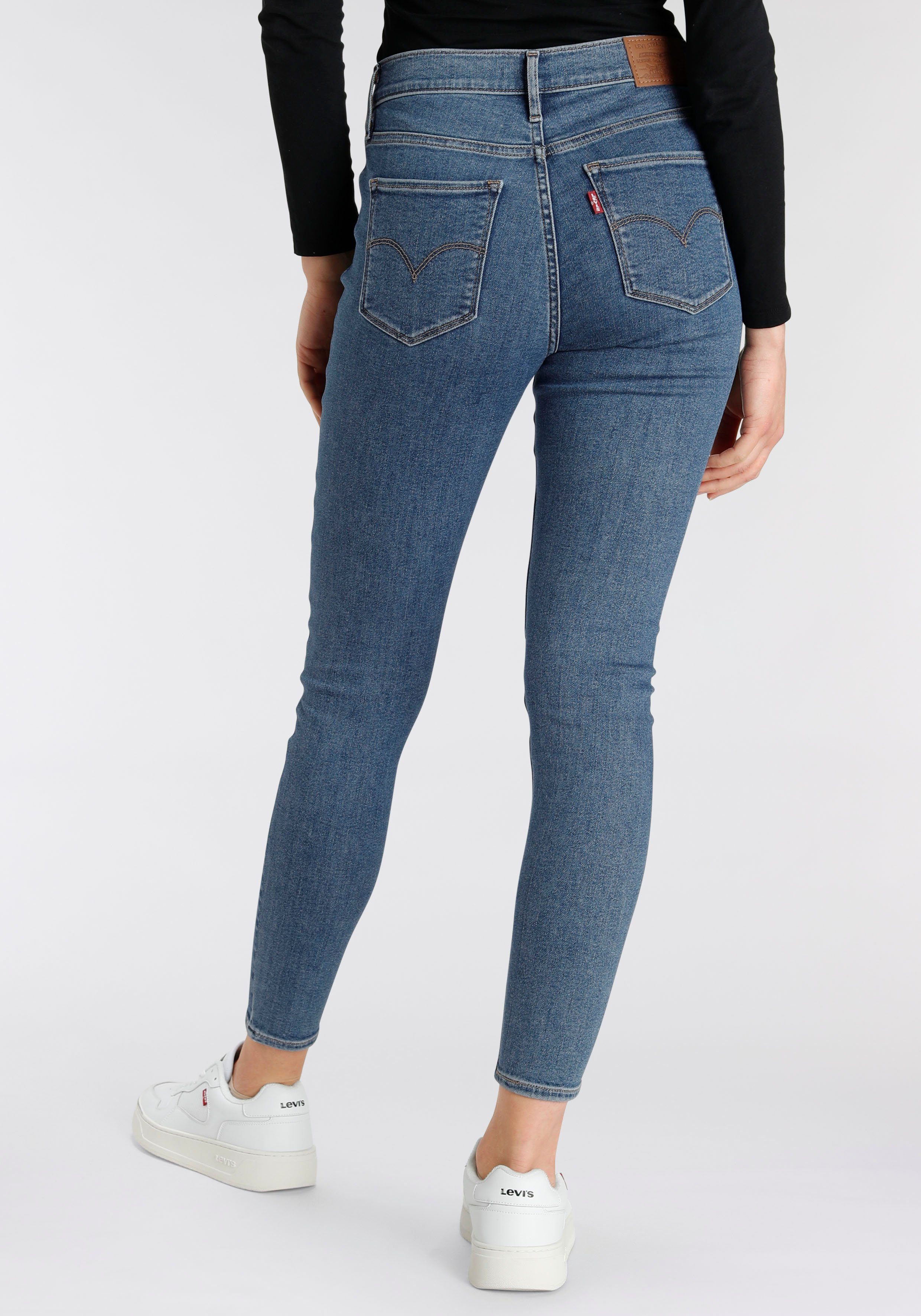 High 720 Skinny-fit-Jeans INDIGO Levi's® Rise STONEWASH