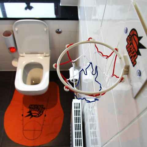 Thumbs Up Basketballkorb Toiletten Basketball