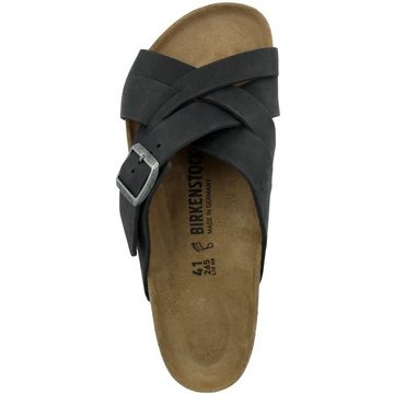 Birkenstock Lugano geöltes Nubukleder normal Unisex Erwachsene Sandale