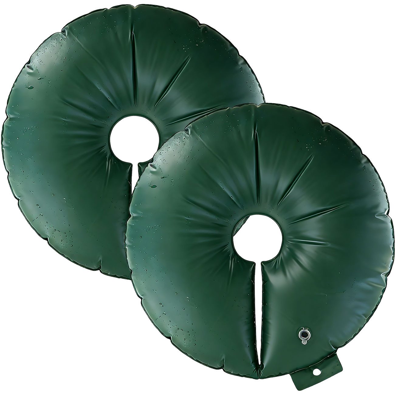 shop'n smile ideoon Bewässerungssystem Baumbewässerungsring 55L PVC-Bewässerungsbeutel bis 30 cm Stammumfang, (2-tlg), Gewebestärke 400g/m², UV-beständig, 7St.-Tröpfchensystem