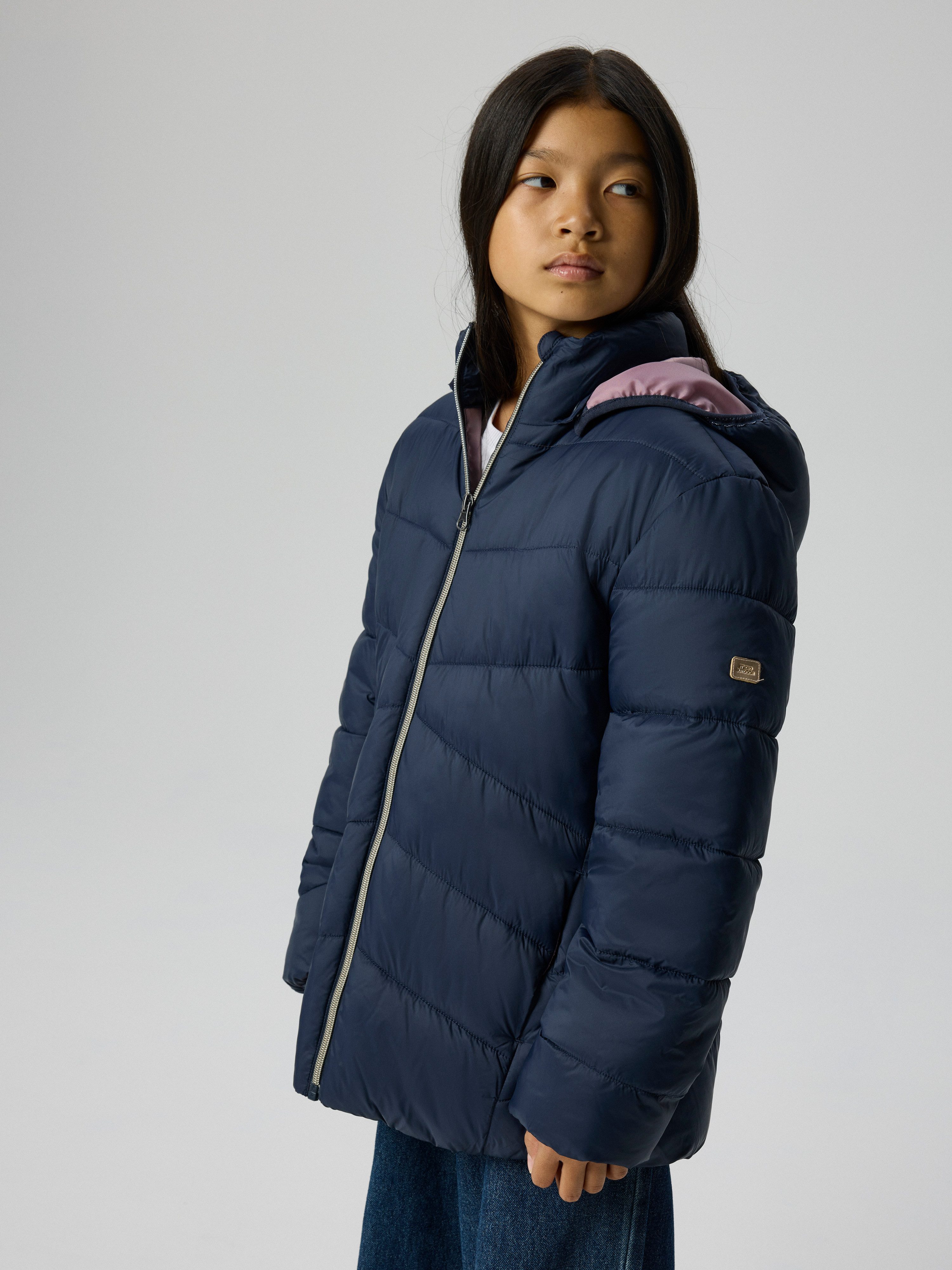Name It Steppjacke NKFMARBLE JACKET PB1 Kunstfaser