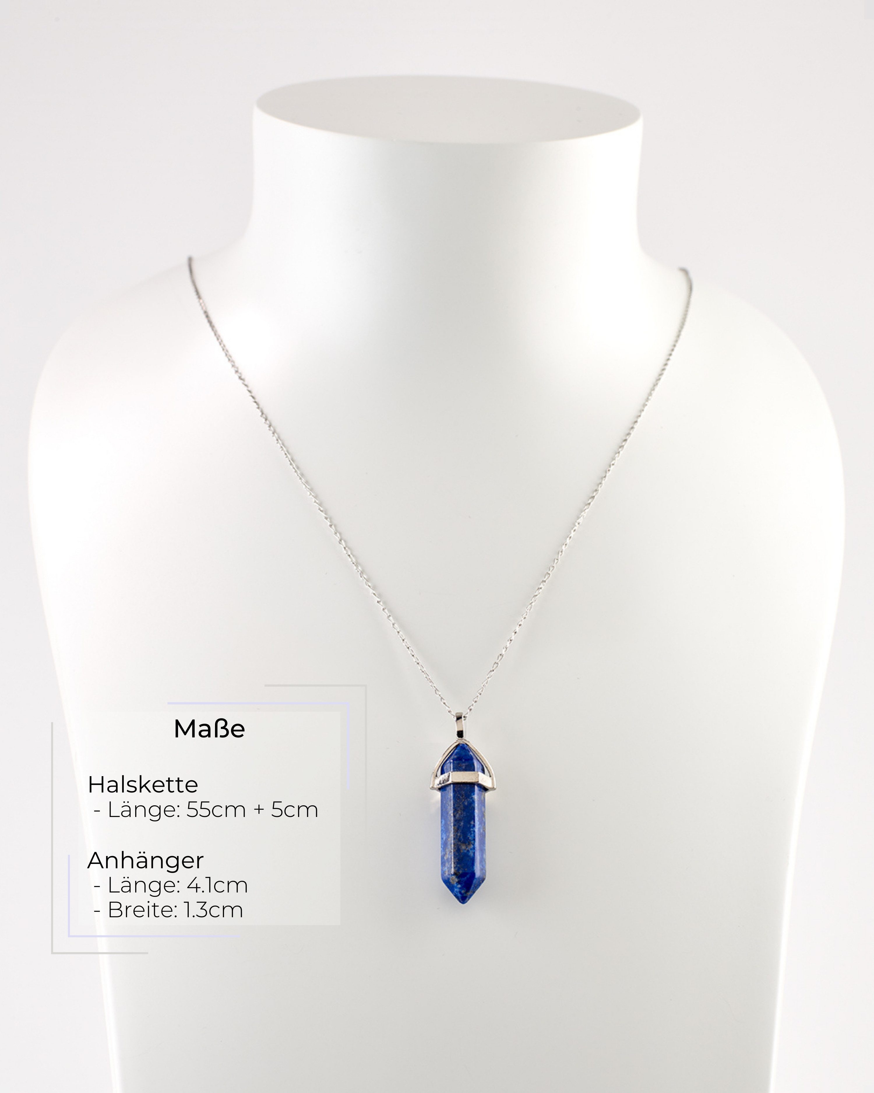 LAVISA Kette mit Anhänger LAVISA Obelisk Edelstein Halskette silber, echte günstig online kaufen