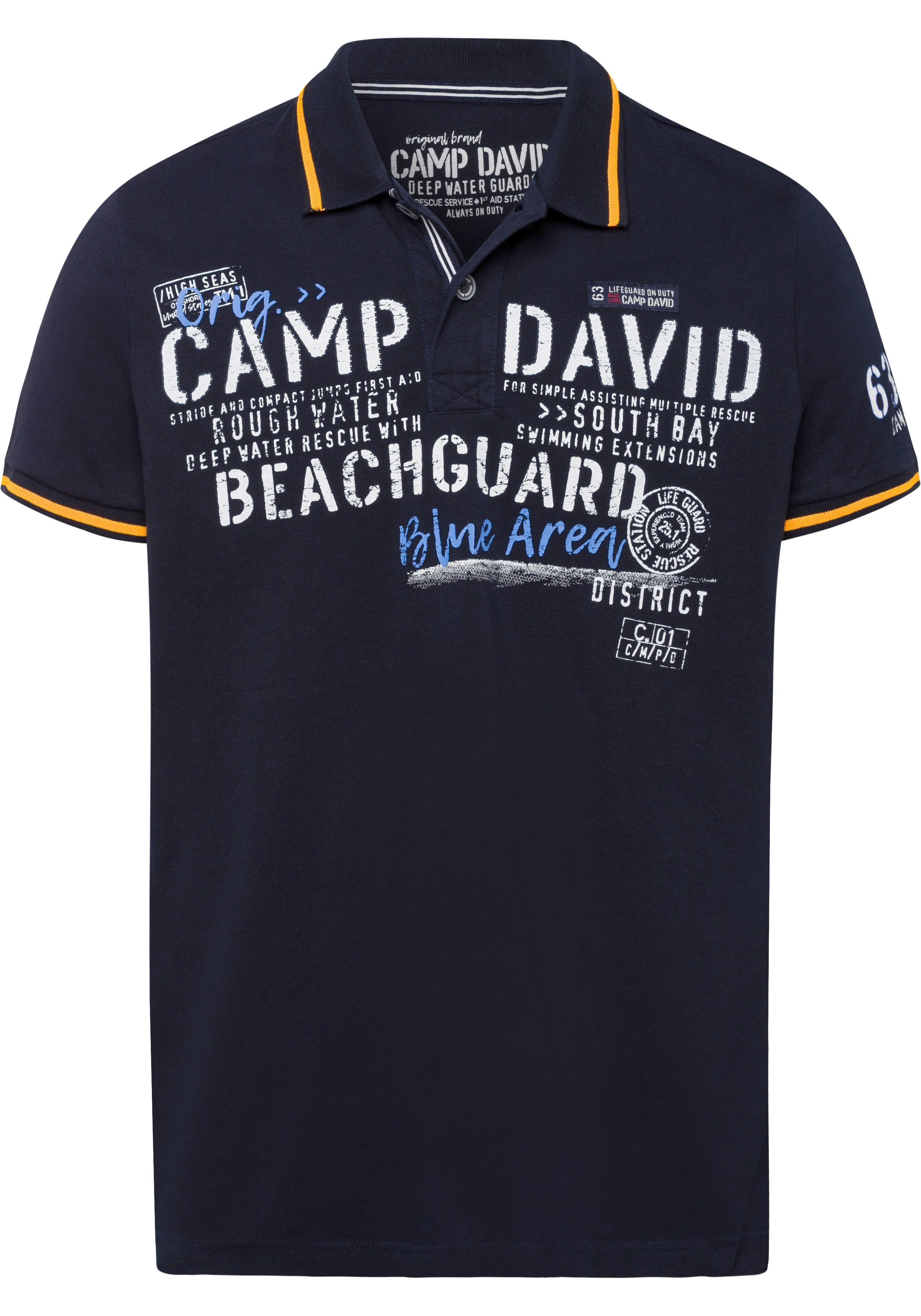 Wunderbar Camp David Poloshirt Herren Sale Bild