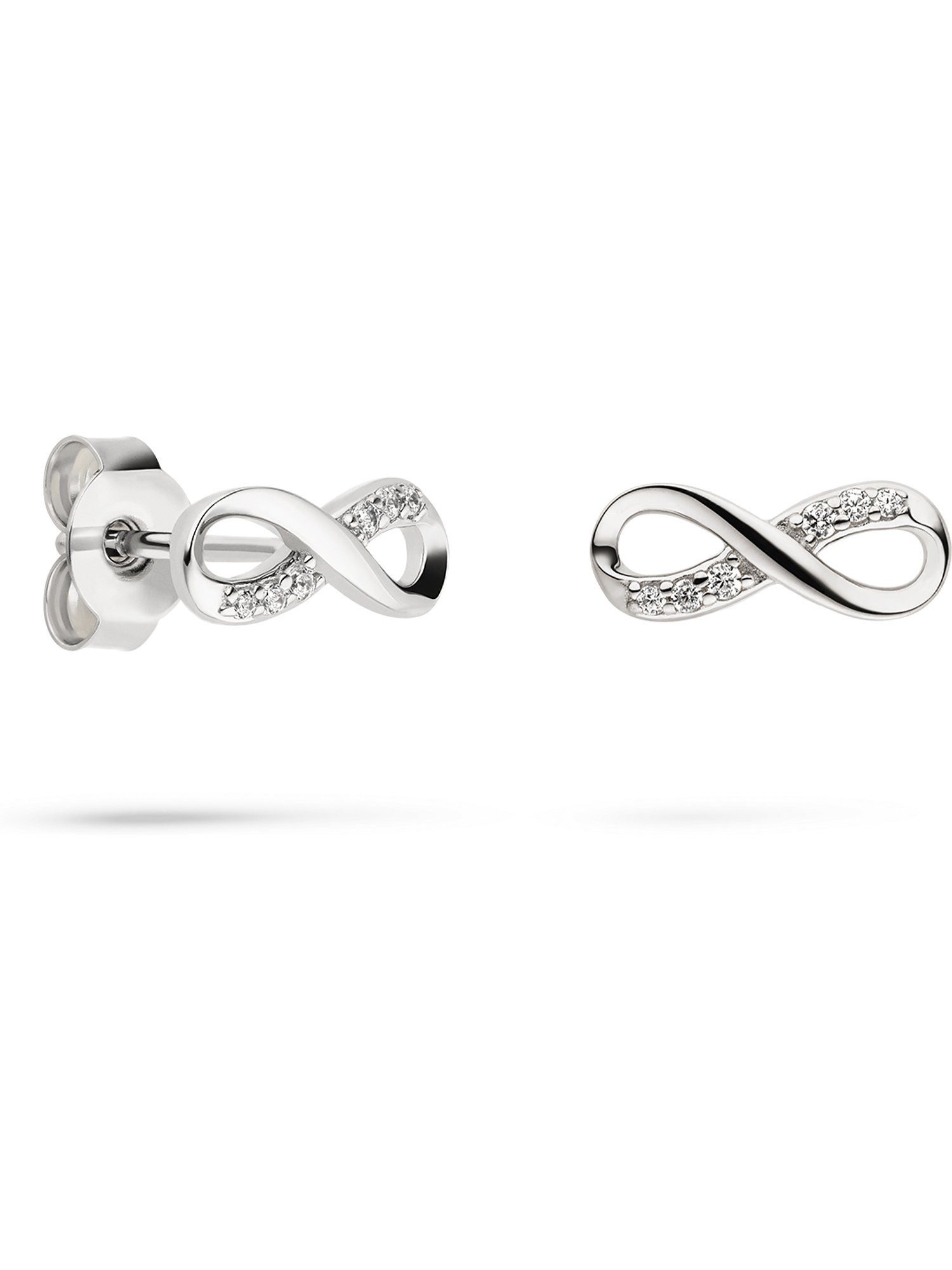 s.Oliver Paar Ohrstecker S.Oliver Damen-Ohrstecker 925er Silber 8 Zirkonia