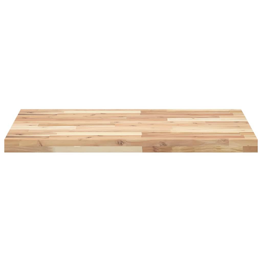 furnicato Waschtisch Waschtischplatte aus Echtholz, 100 x 60 x 4 cm, unbehandelt (1-St), Witterungsbeständige Arbeitsplatte als stabile Ablage für das Bad