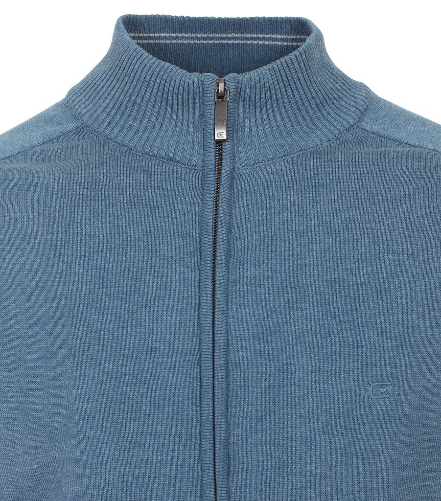 CASAMODA Strickjacke 004450 Pima-Baumwolle Stehkragen Normale günstig online kaufen