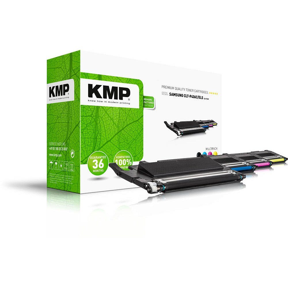KMP Tonerkartusche 1 Toner-Set SA-T53V ERSETZT Samsung CLT-P406C/ELS - BK/C/M/Y