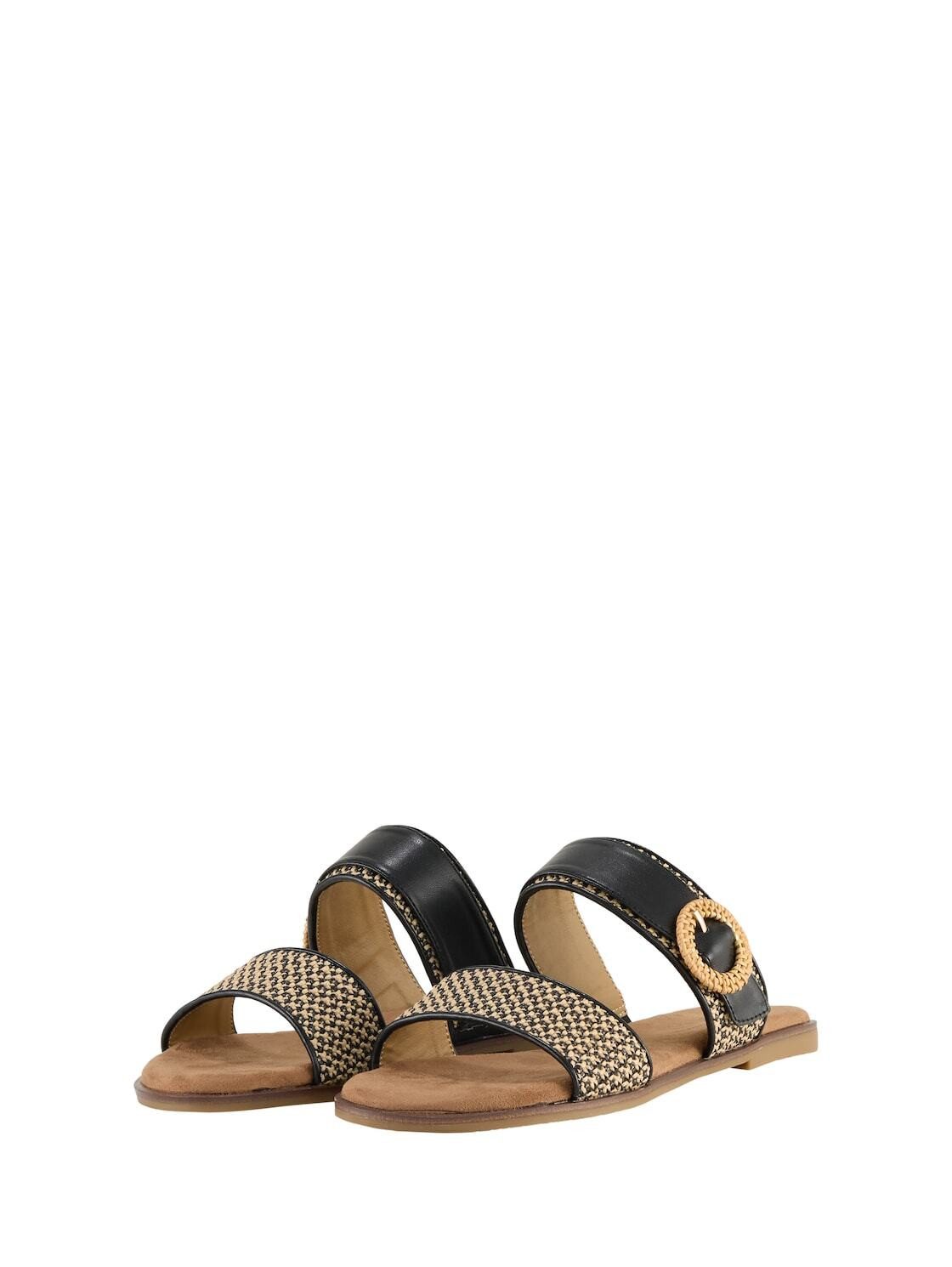TOM TAILOR Shoes Licence Sandale Flache Sandalen mit Flechtmuster