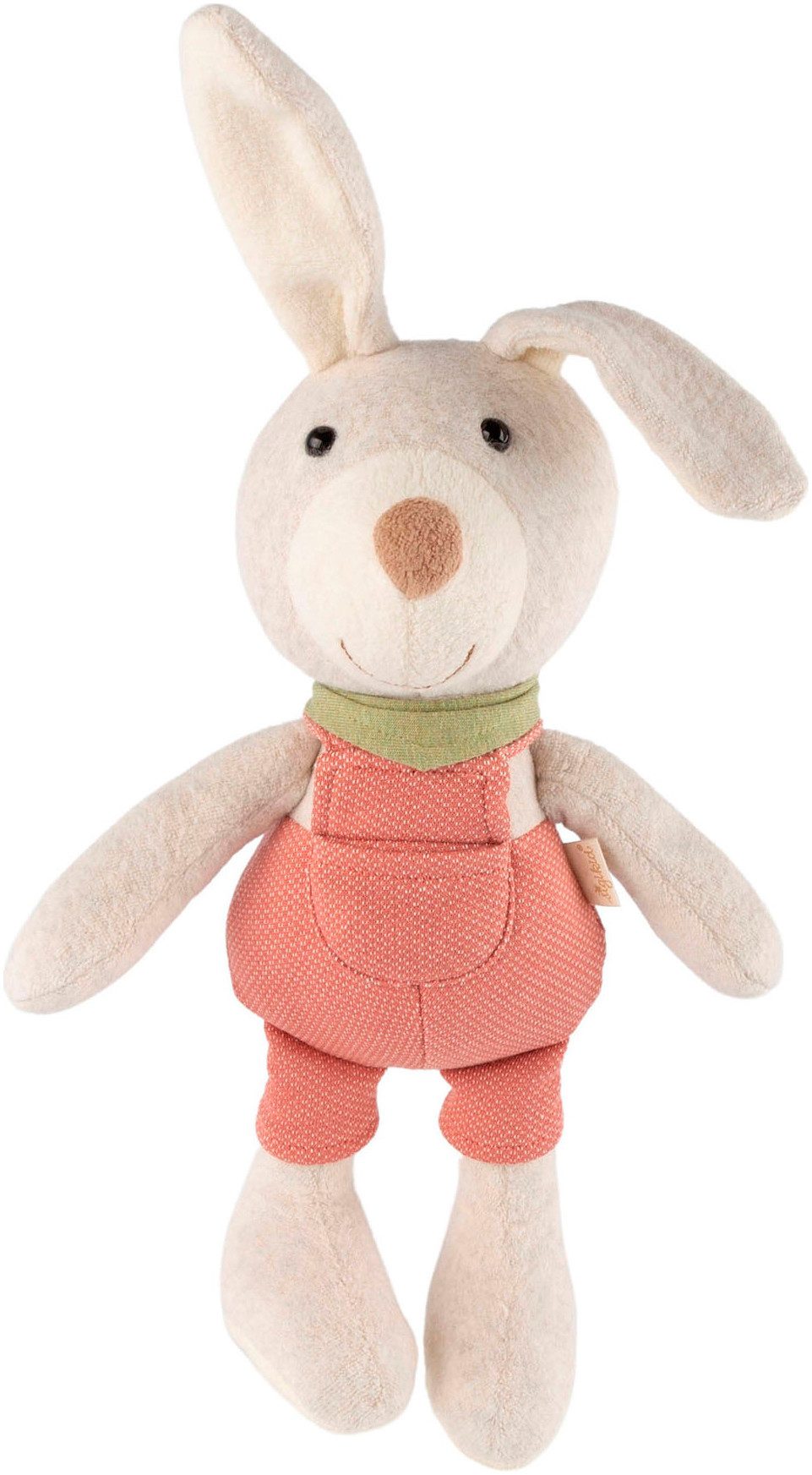 Sigikid Kuscheltier Sweety, Latzhosen Hase, rot