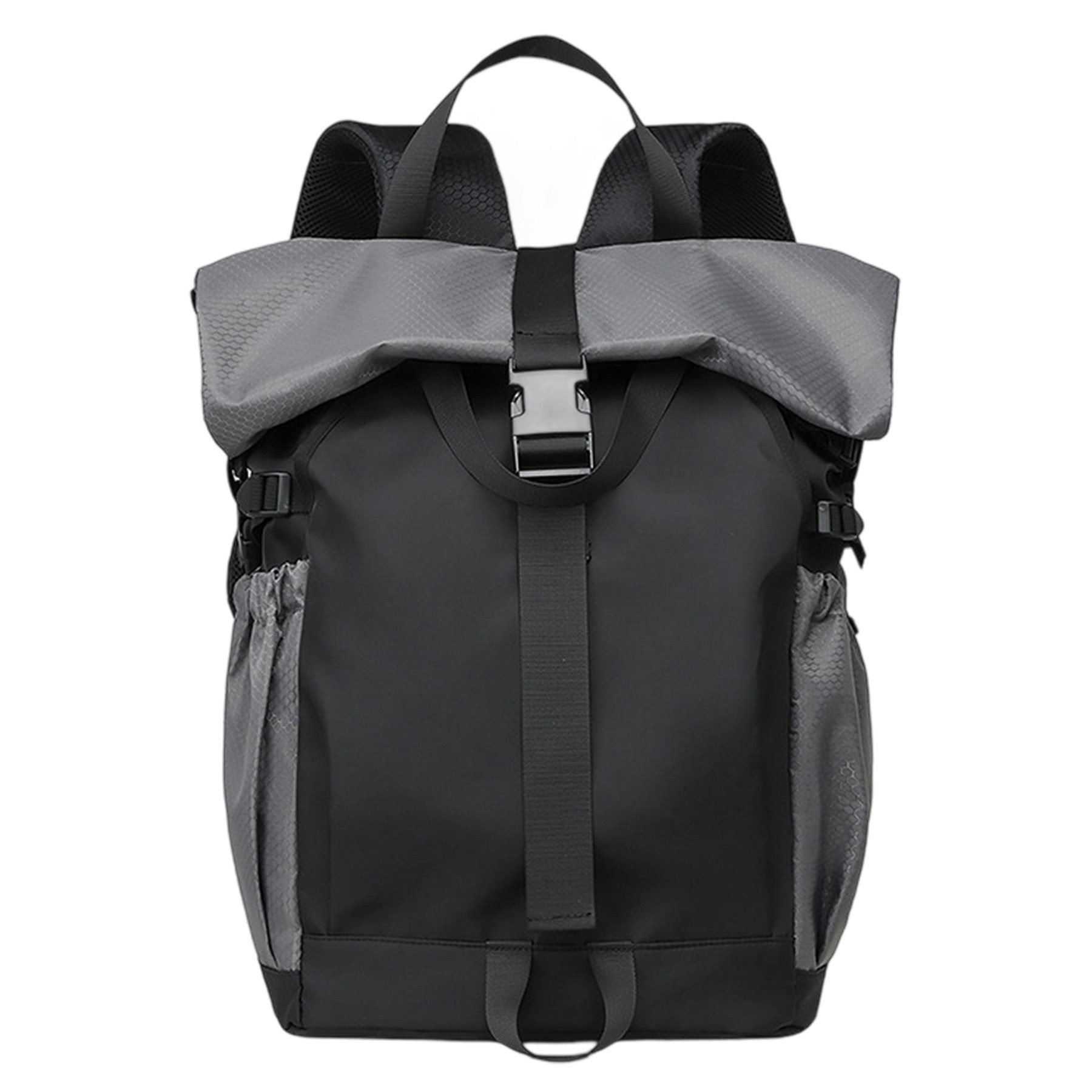Mutig Freizeitrucksack Rolltop Rucksack Herren Damen 36L-55L wasserdicht Fahrradrucksack (Schulrucksack für Uni, Freizeit, Job, Sport, Reisen), Tagesrucksack mit 15,6 Zoll Laptopfach