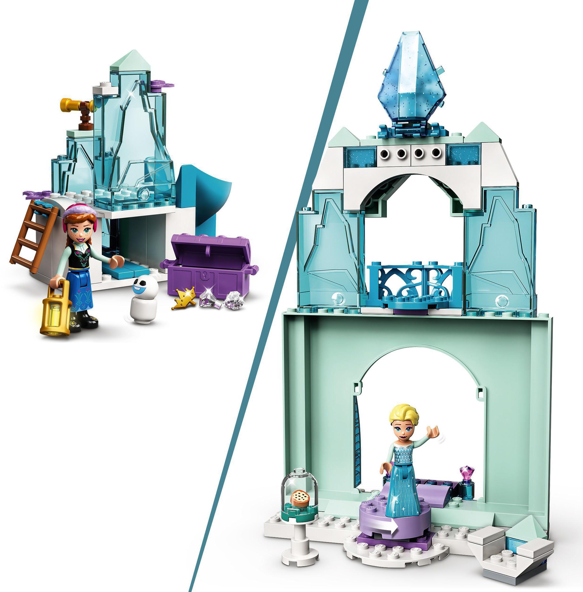 (43194), Frozen, Elsas und (154 Made LEGO® in Europe Wintermärchen LEGO® St), Konstruktionsspielsteine Annas Disney