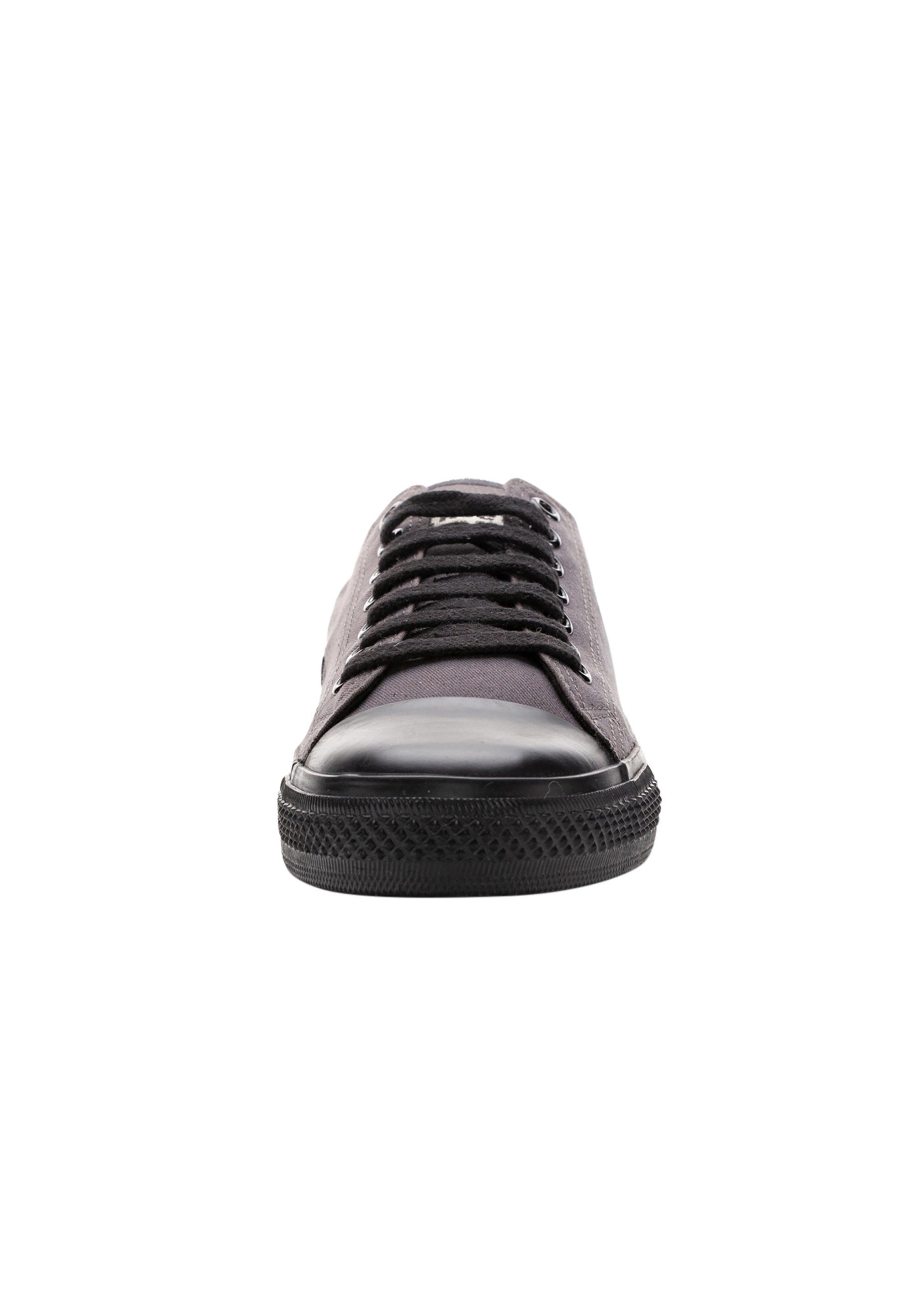 ETHLETIC Black Cap Lo Cut black grey pewter - Sneaker jet Fairtrade Produkt