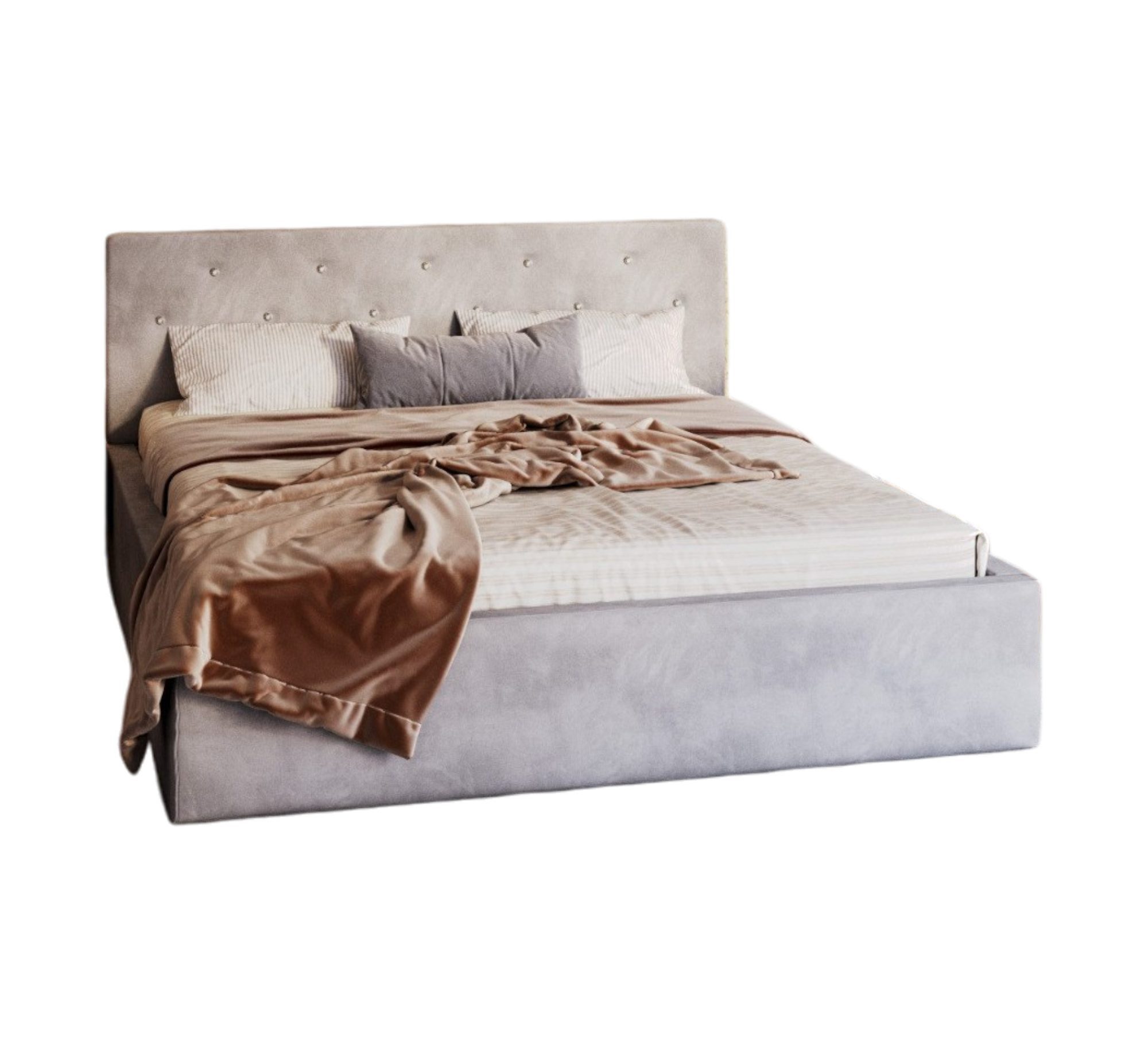 FDM Polsterbett Bettrahmen Bettgestell 90x200, 120x200, 140x200, 160x200, 1 günstig online kaufen