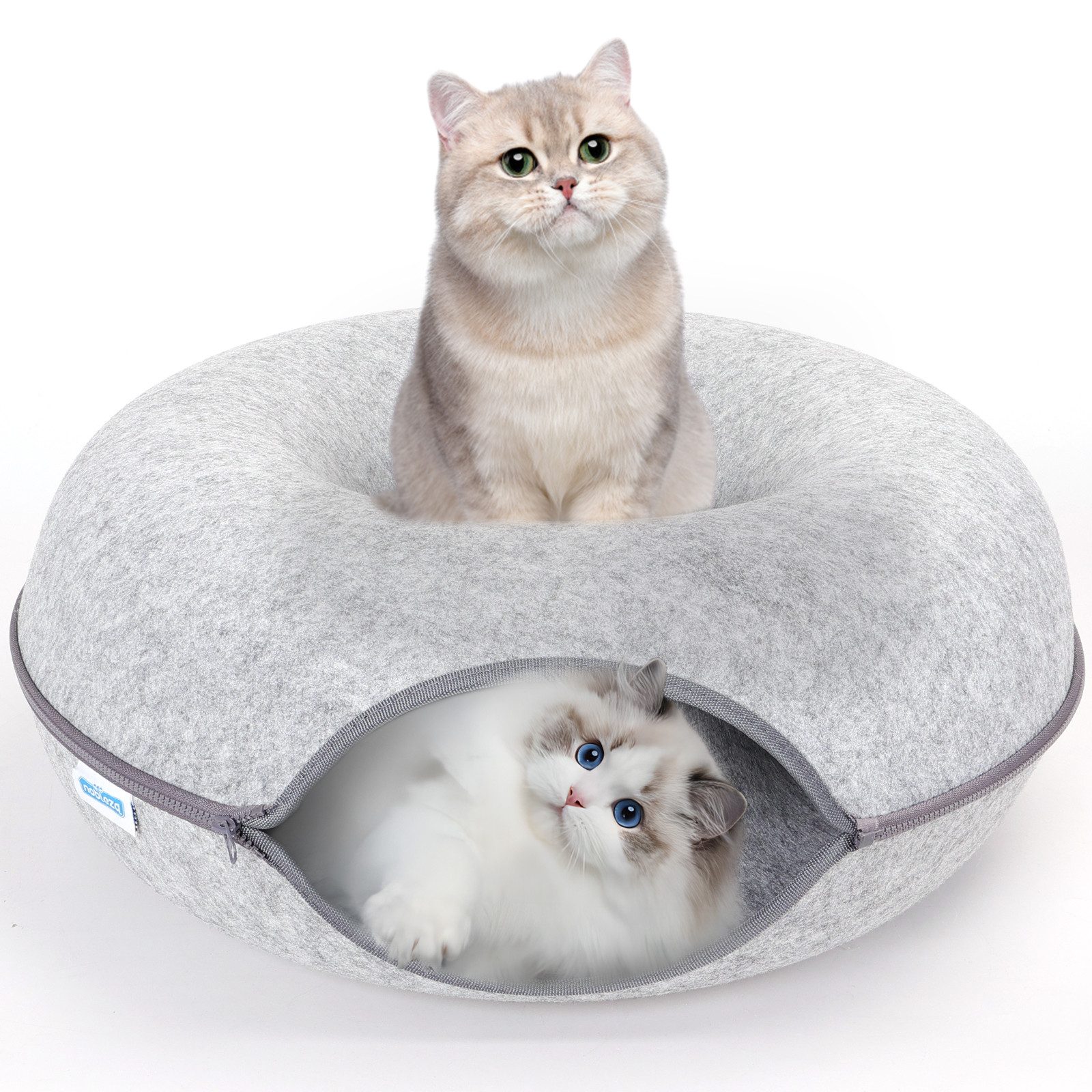 Tierbett Katzenhöhle, Katzen Donut Tunnel, Waschbarem