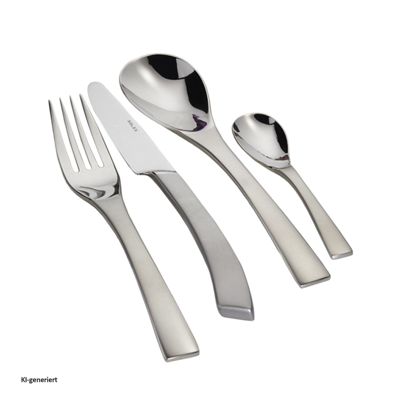 solex Besteck-Set Besteckset 24-tlg. Sophia Sand (24-tlg), 6 Personen, Edelstahl 18/10, Essbesteck Tafelbesteck