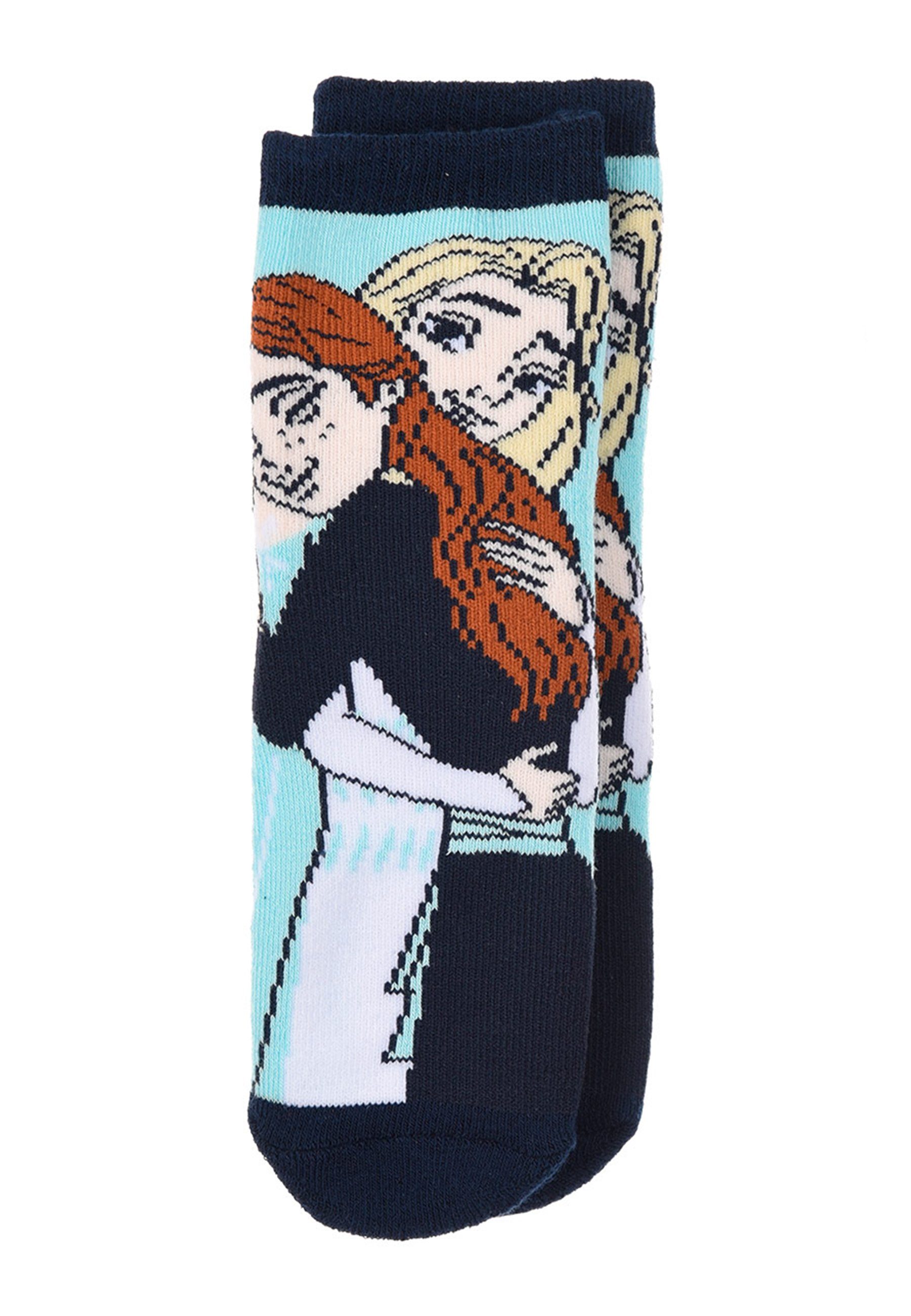 Stopper-Socken Kinder Disney Eiskönigin Socken Gumminoppen Mädchen Strümpfe Frozen Socken