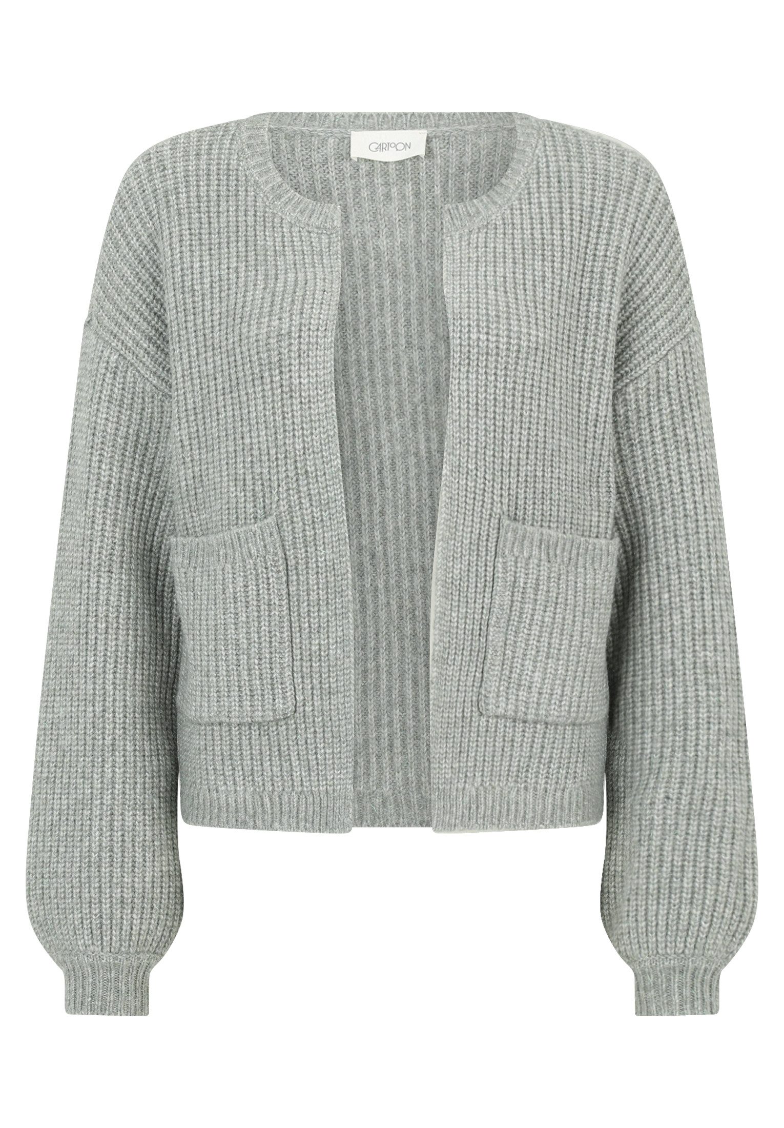 Cartoon Strickjacke Damen Strick-Cardigan mit Taschen (1-tlg) günstig online kaufen