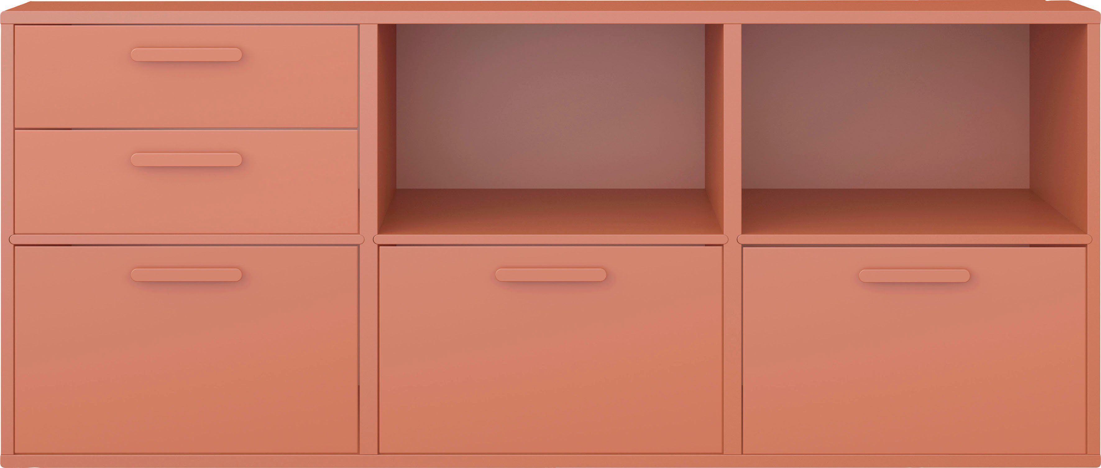 Hammel Furniture Sideboard Keep by Hammel, mit 2 Висувні ящики und 3 Двері, Breite 133,8 cm, flexible Мебліserie