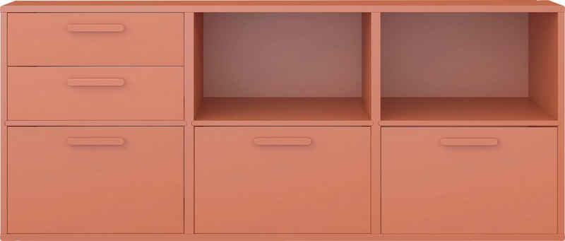 Hammel Furniture Sideboard Keep by Hammel, mit 2 Выдвижные ящики und 3 Двери, Breite 133,8 cm, flexible Мебельserie