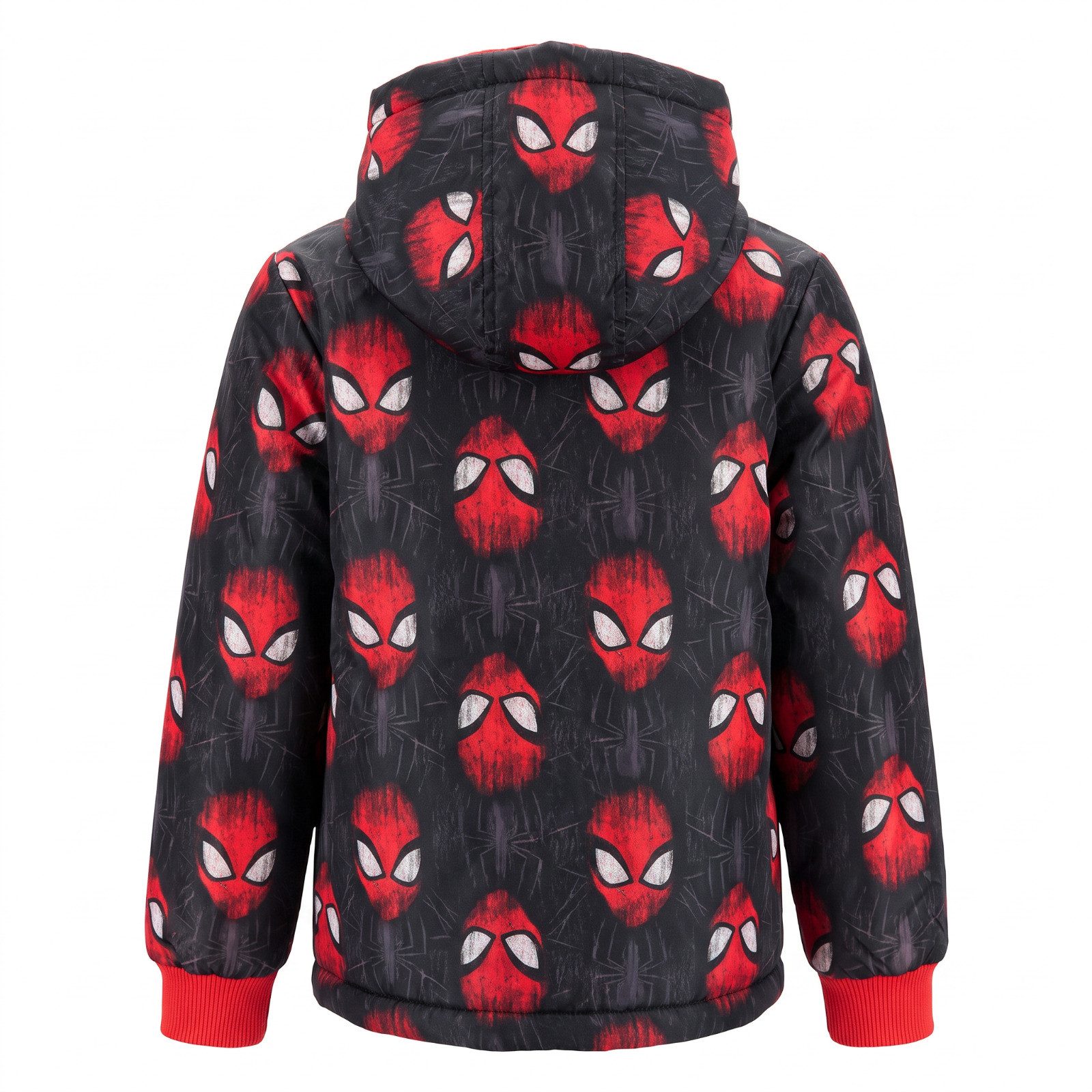 MARVEL Regenjacke Marvel Spiderman Kinder Herbstjacke Jungen Jacke mit Kapuze Gr. 98 bis 128 – Bild 2 von 5