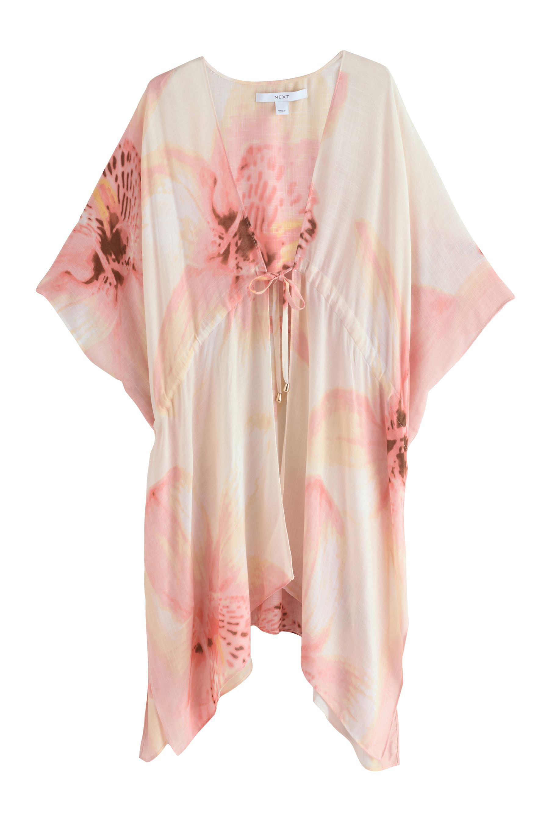 Next Kaftan Langer Kaftan mit Bindegürtel (1-tlg)
