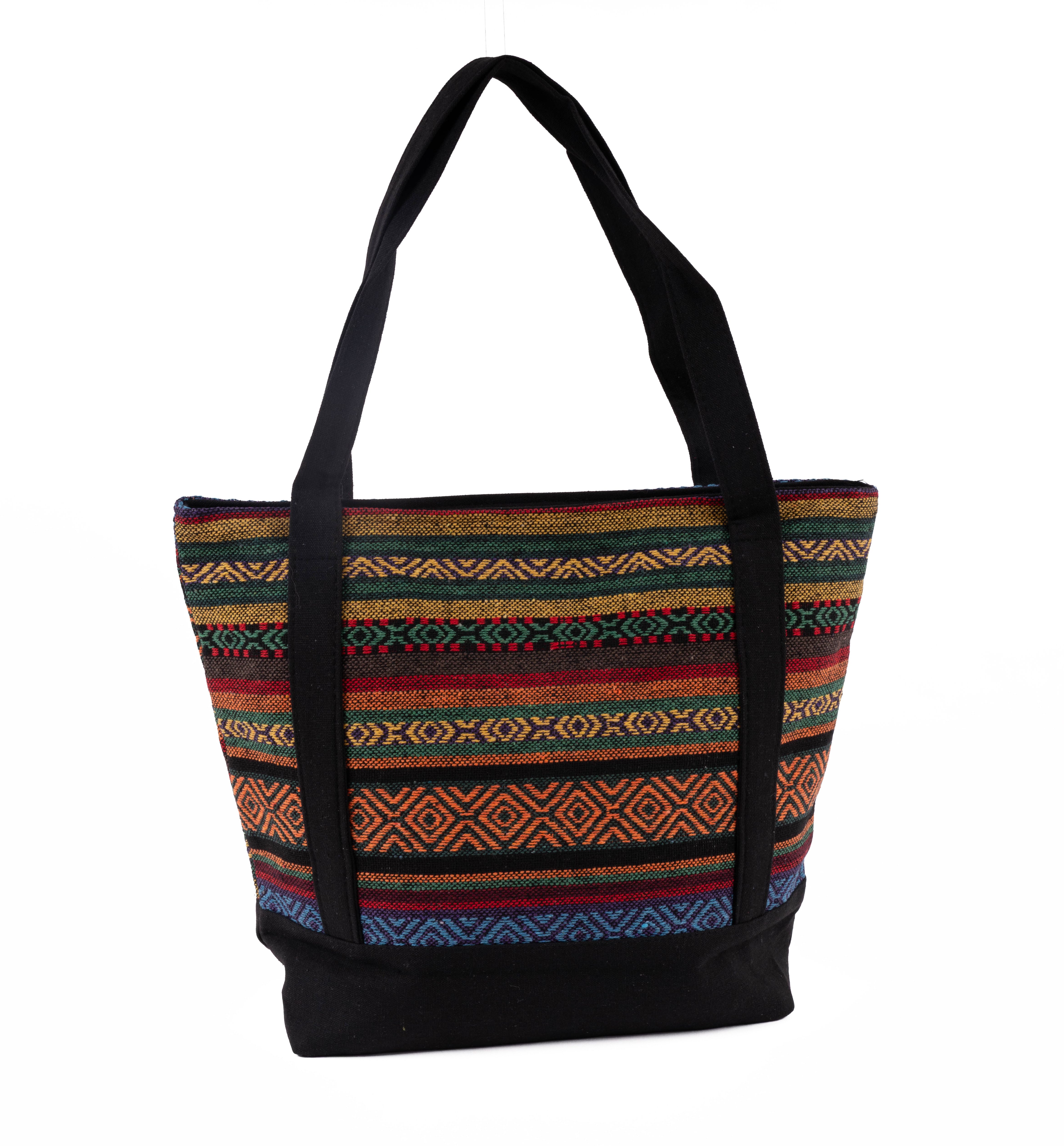 Goodman Design Tragetasche Gewebte Stofftasche - Stylisch, praktisch und robust, Leicht und bequem – ideal für unterwegs.