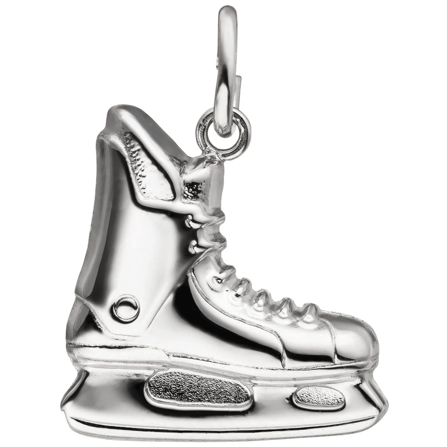 Kettenanhänger Anhänger Schlittschuh Hockeyschuh 925 Silber