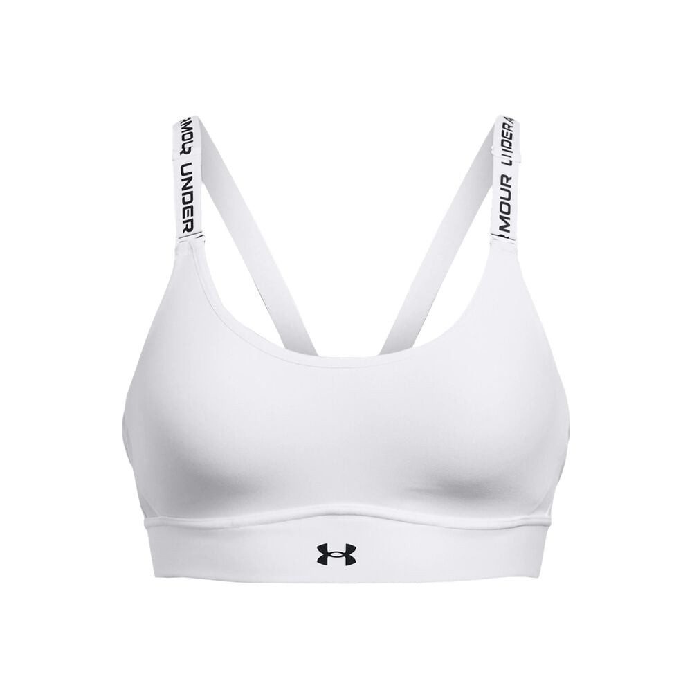 Sport-BH UA Infinity Mid 2.0 Bra-WHT Sport Bras