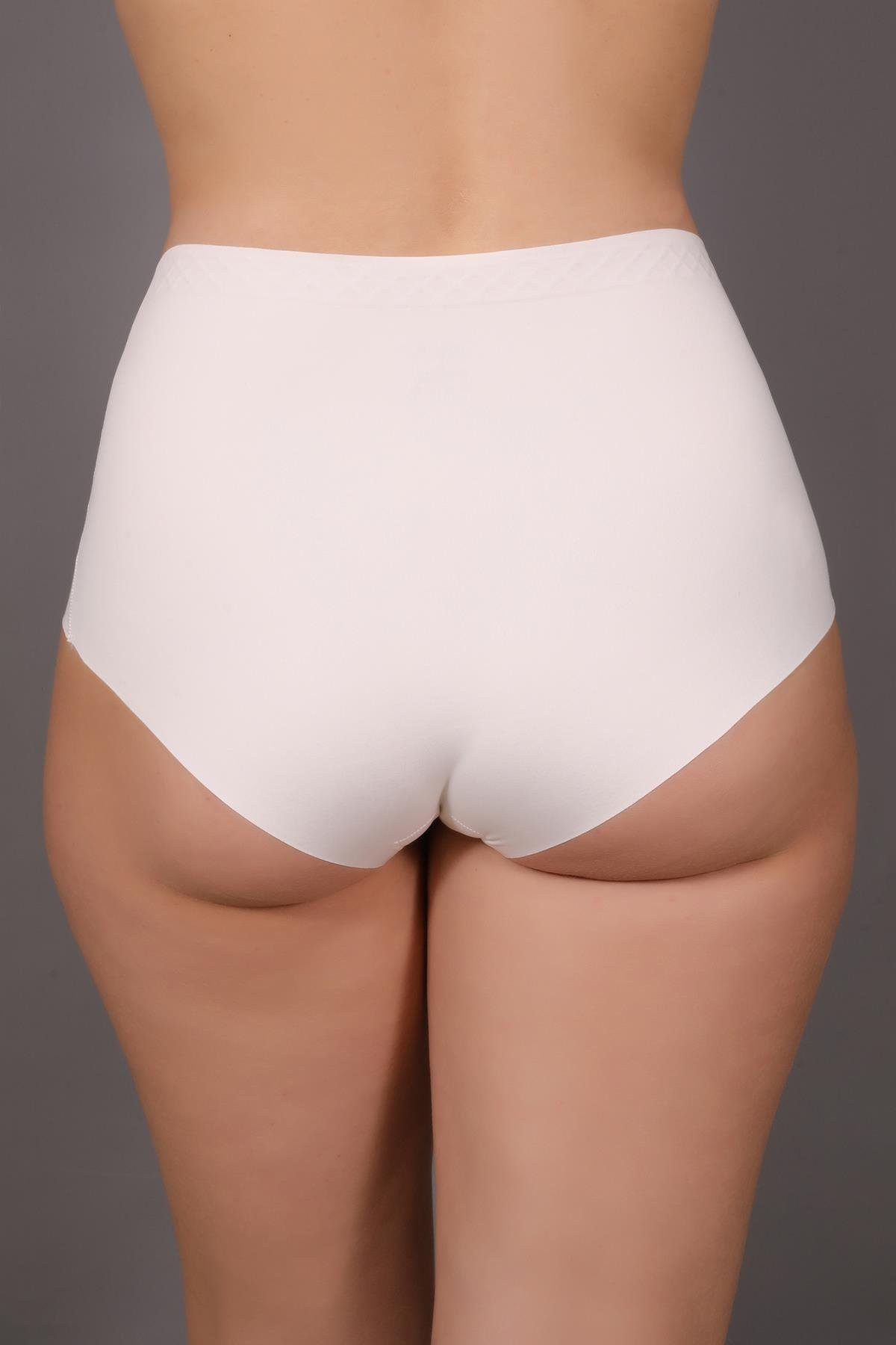 C&CITY Slip Übergröße Rutschfeste Hohe Taille Laser-Slips