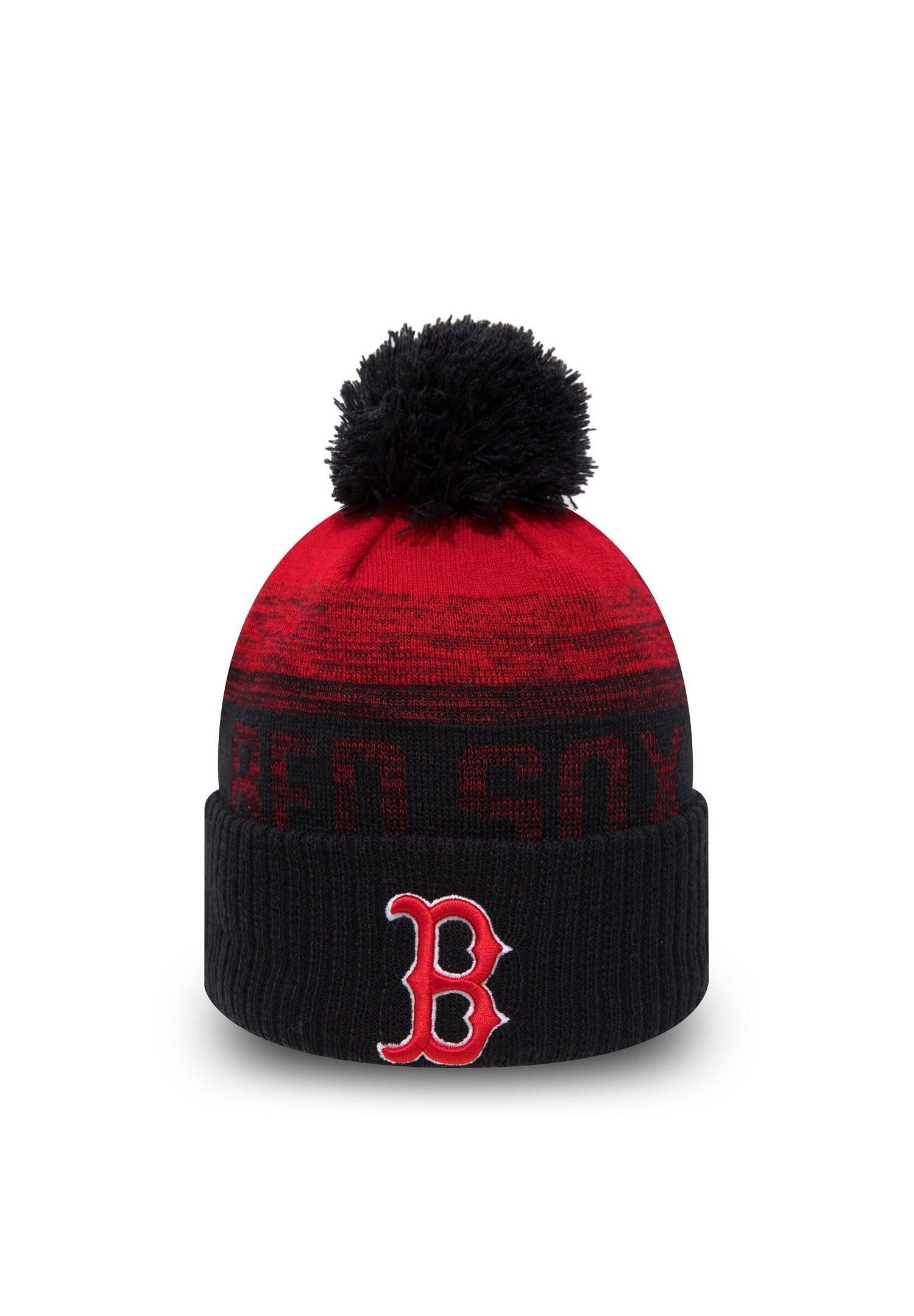 Bommelmütze Boston Red Sox MLB Navy Red Sport Beanie New Era