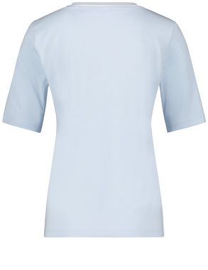 GERRY WEBER Kurzarmshirt T-Shirt mit dekorativer Ausschnittblende