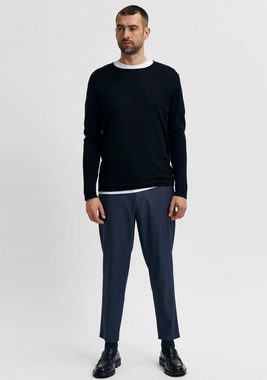 SELECTED HOMME Rundhalspullover ROME KNIT