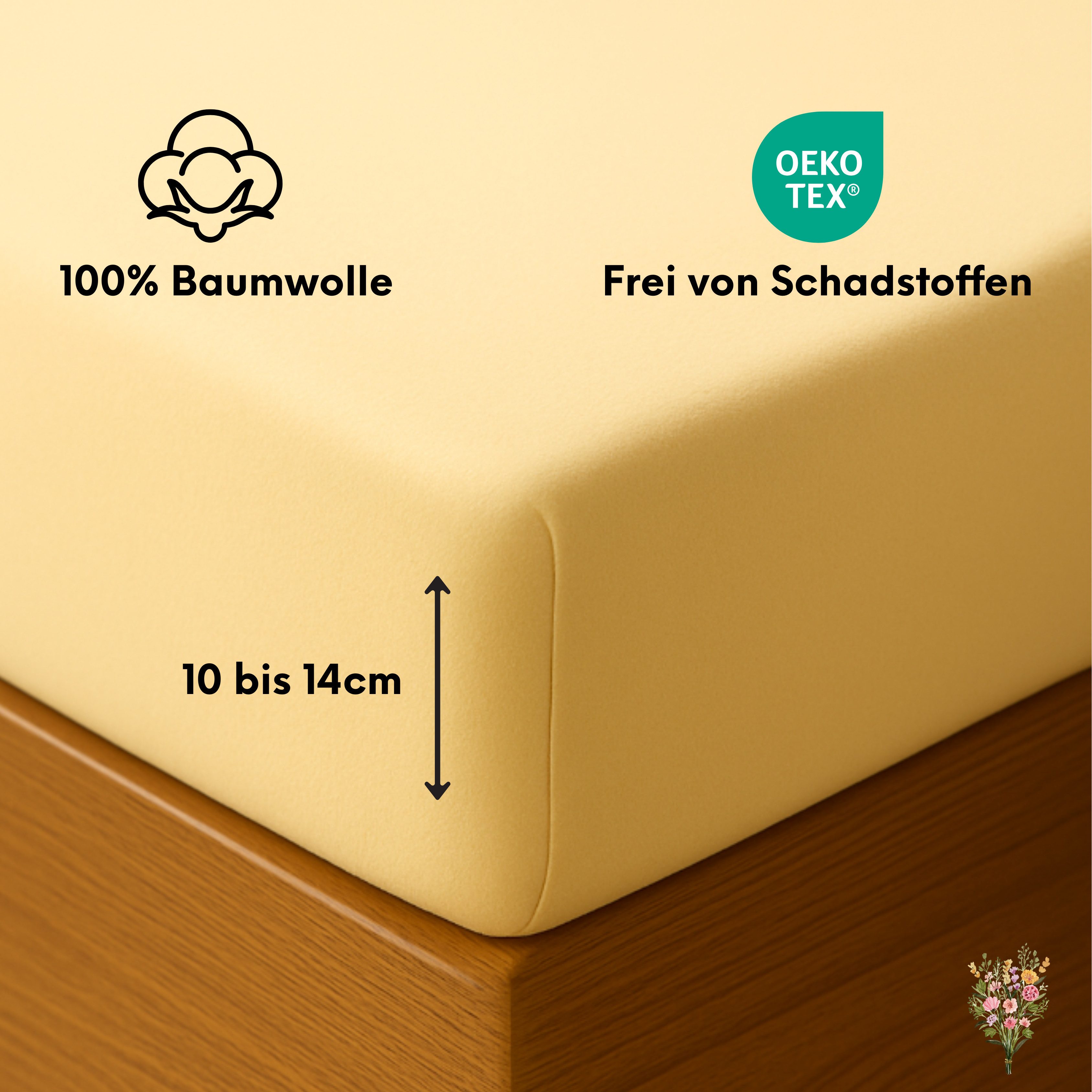 Strauss Home Spannbettlaken Premium Topper Spannbettlaken 150GSM für Matrat günstig online kaufen