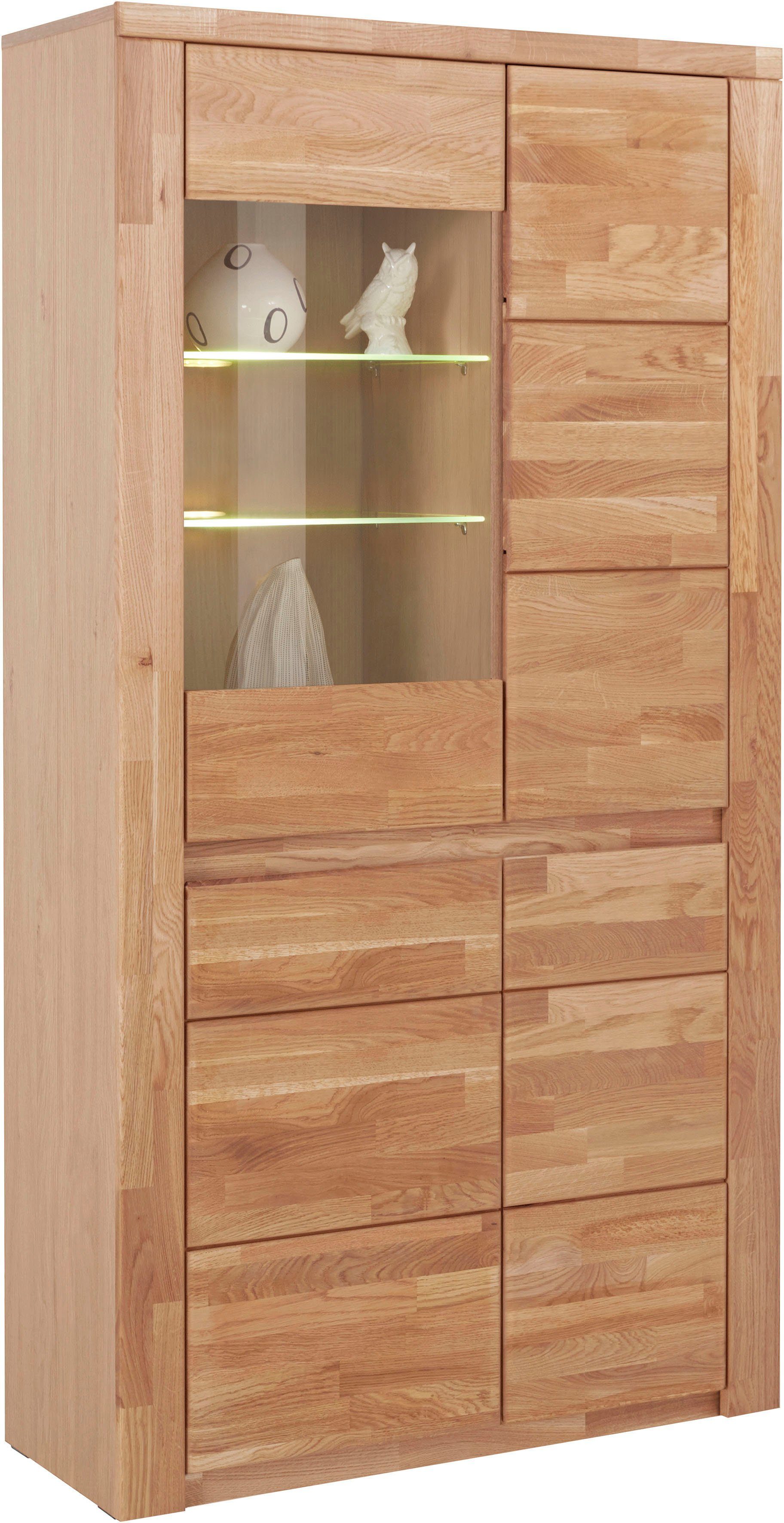 Home affaire Vitrine "Burani", grifflose Optik günstig online kaufen