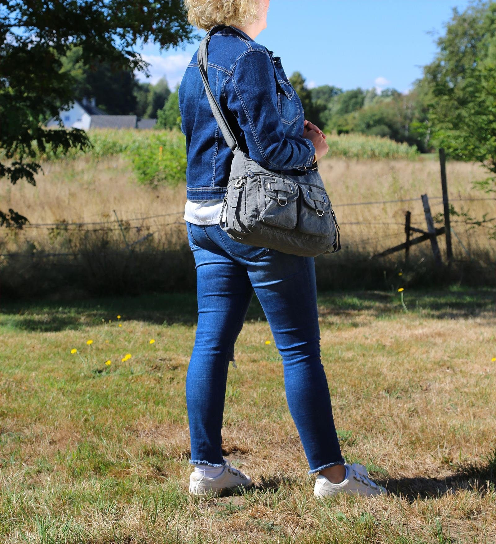 Christian Wippermann Umhängetasche Damenhandtasche Schultertasche Umhängetasche Crossover (einzeln)