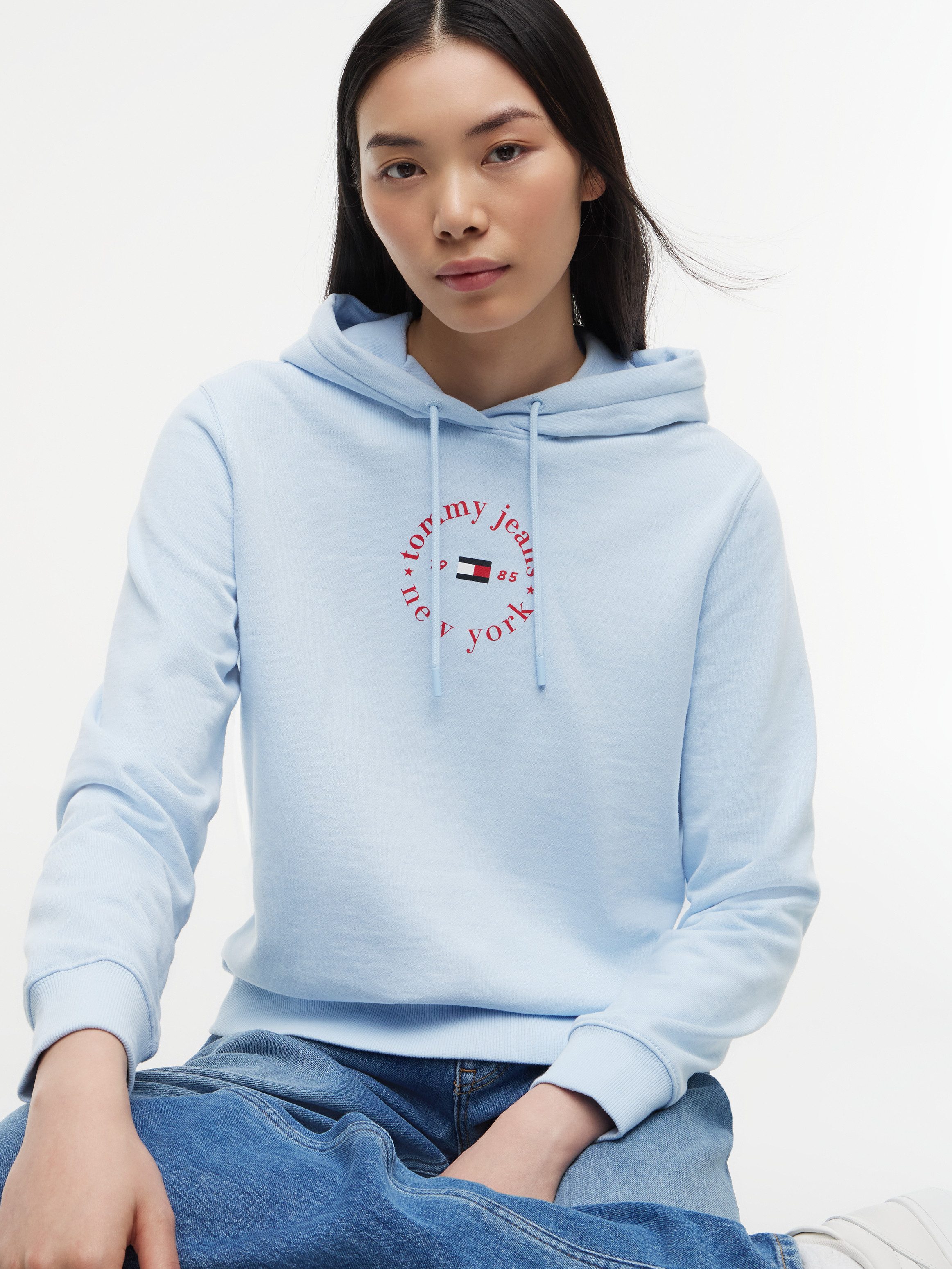 Tommy Jeans Kapuzensweatshirt TJW REG ESS LOGO 2 HOODIE EXT Baumwolle, regular fit