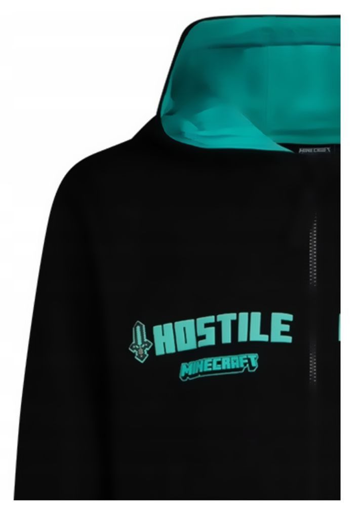 Minecraft Kapuzensweatshirt MINECRAFT Kapuzen Sweatshirtjacke Jungen+Mädchen 6-12Jahre Minecraft Kinder Sweatshirtjacke Pullover