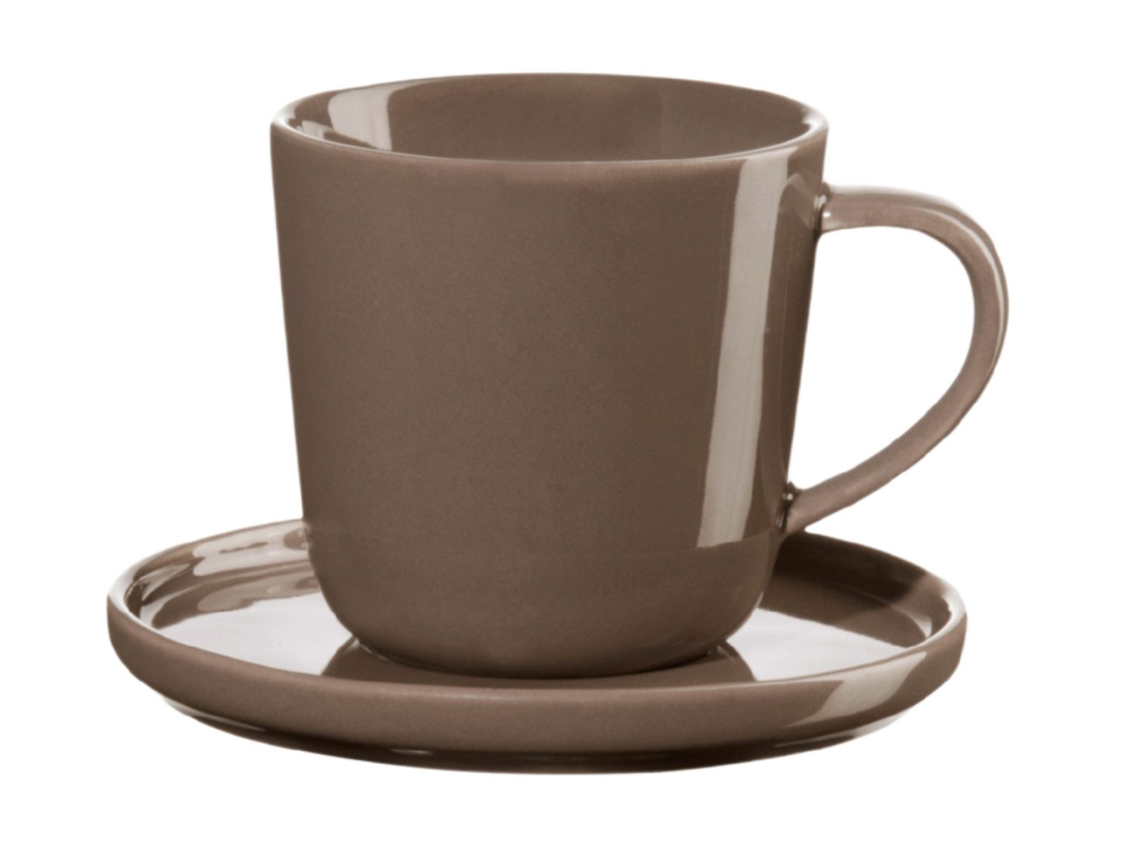 ASA SELECTION Espressotasse coppa Espressotasse mit Untertasse kaori 0,08l, Porzellan