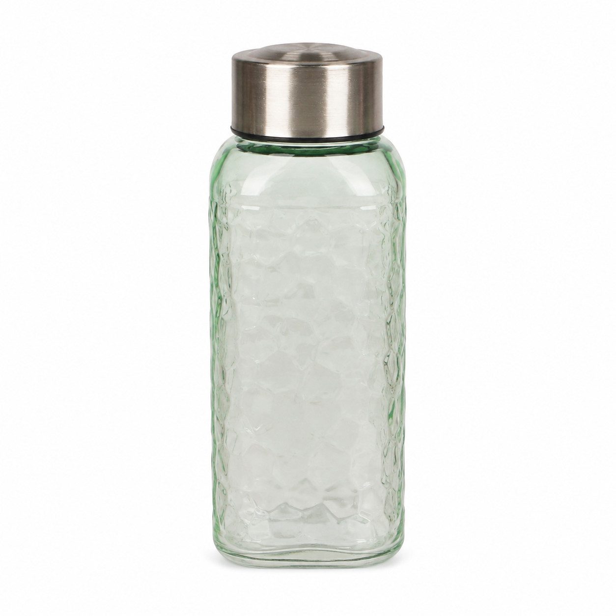 WestCraft Trinkflasche Vintage Glasflasche 300 ml, auslaufsicher – Pastelltöne, Wasserflasche für Smoothies, Shots, Saft & Meal Prep to go
