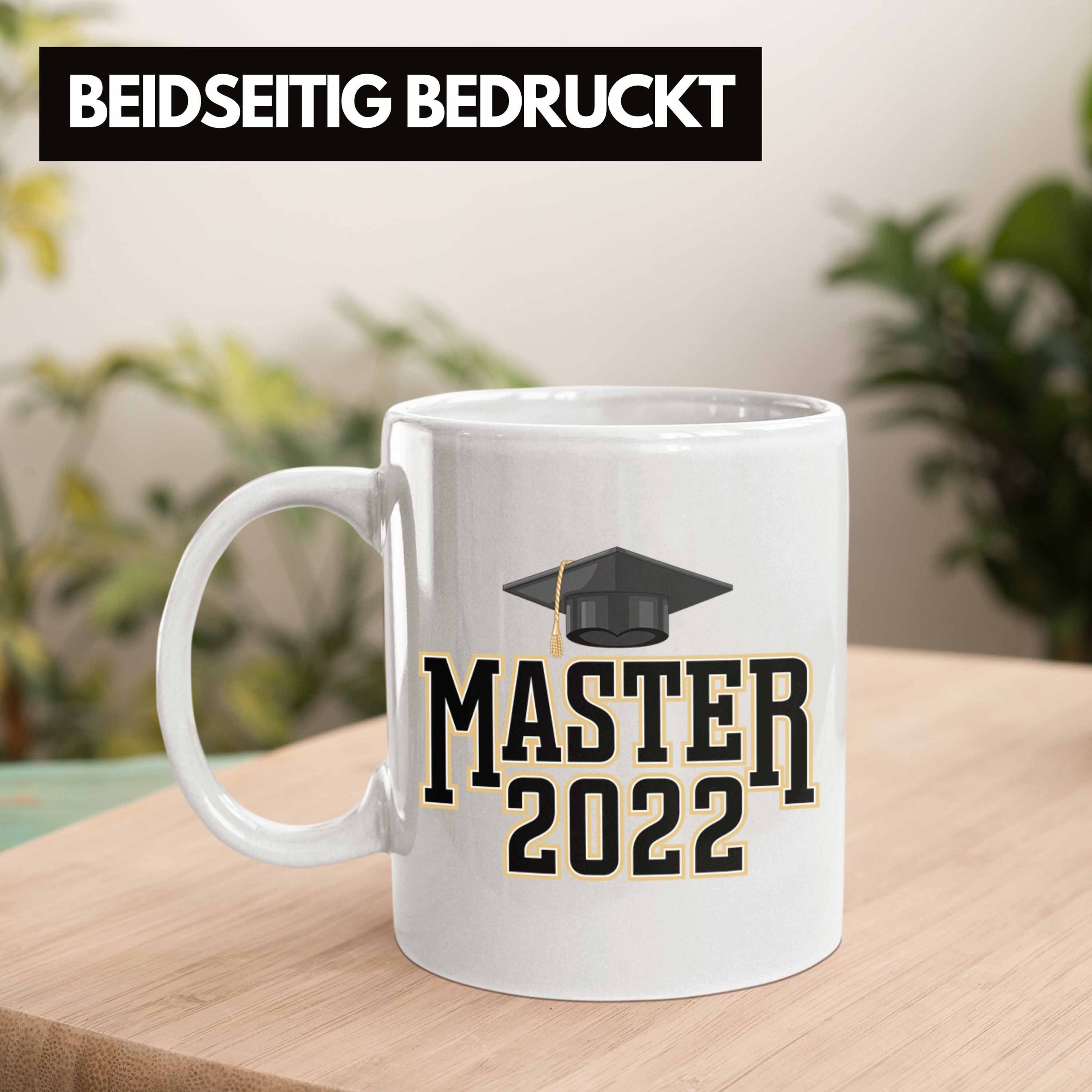 2022 Trendation Abschluss Geschenk Trendation Graduation Tasse Master Tasse Prüfung Weiss - Studium Bestanden