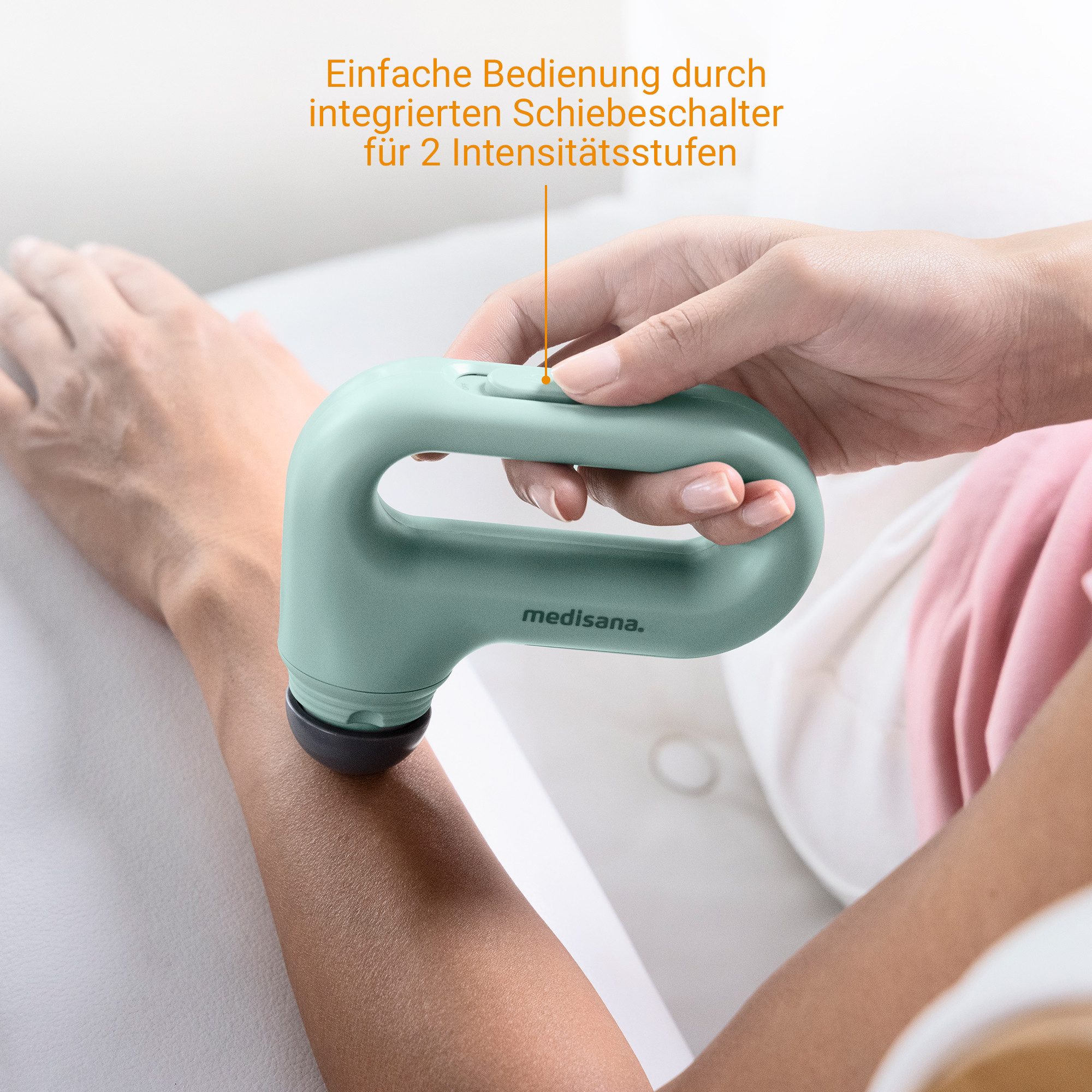 medisana Beruhigungs- und Entspannungsgerät HM 330, Set 4-tlg., Set 4-tlg., Mini-Handmassagegerät mit entspannender Vibrationsmassage – Bild 4 von 5