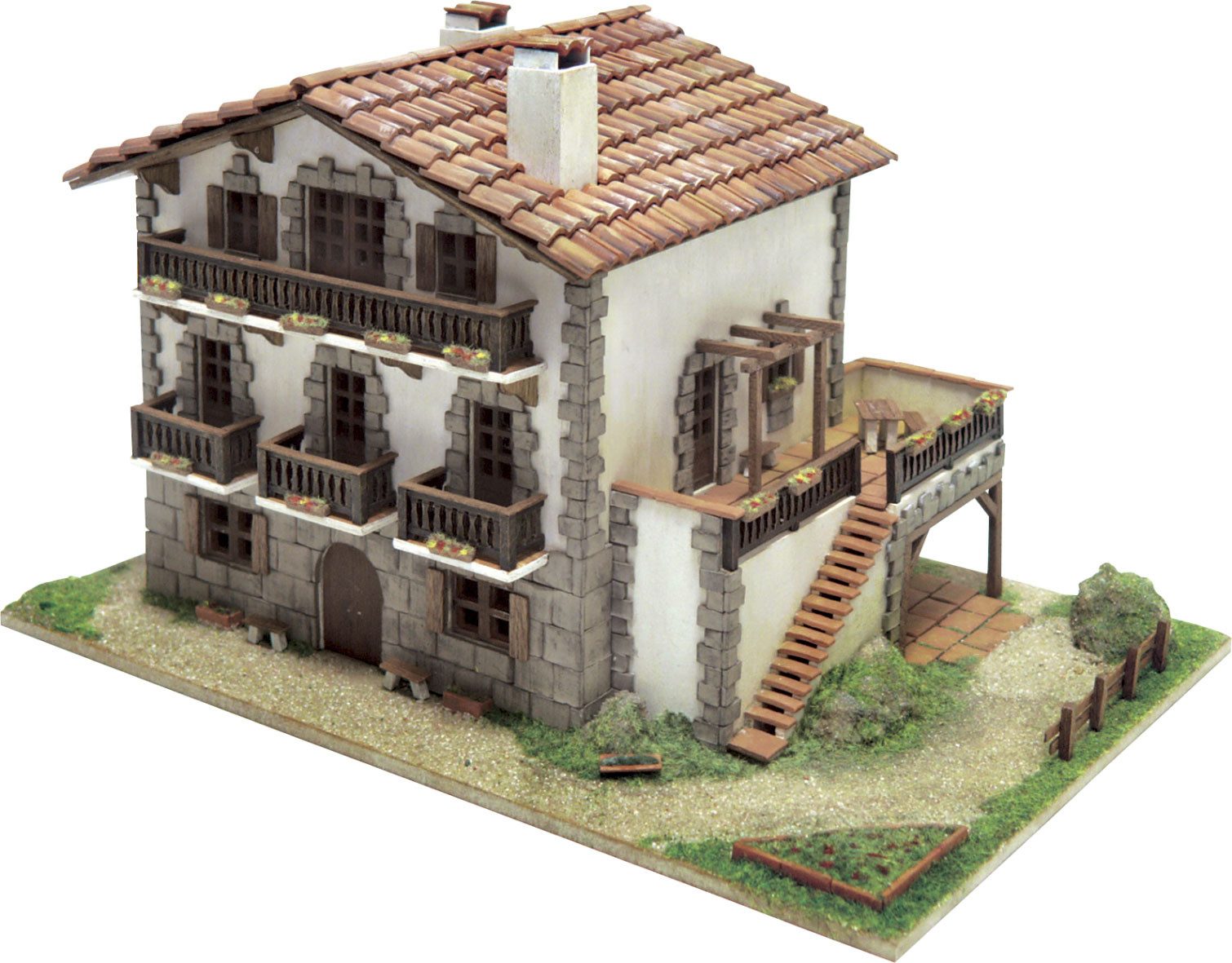 Domus Kits Modellbausatz Roncal, Maßstab 1:60, (Modellbausatz, 654-tlg., Architekten Haus), Made in Europe