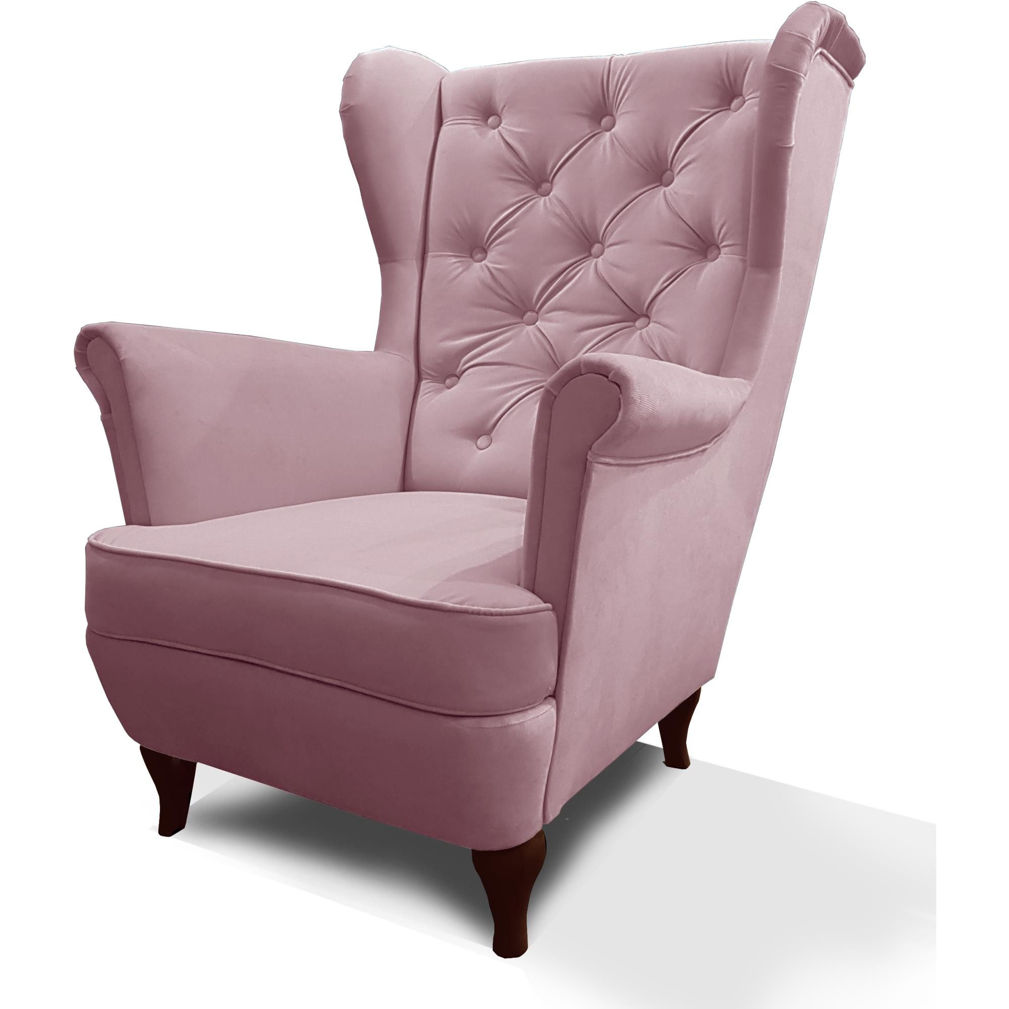 Beautysofa Ohrensessel Sessel FALCO Chesterfield Wohnzimmersessel günstig online kaufen