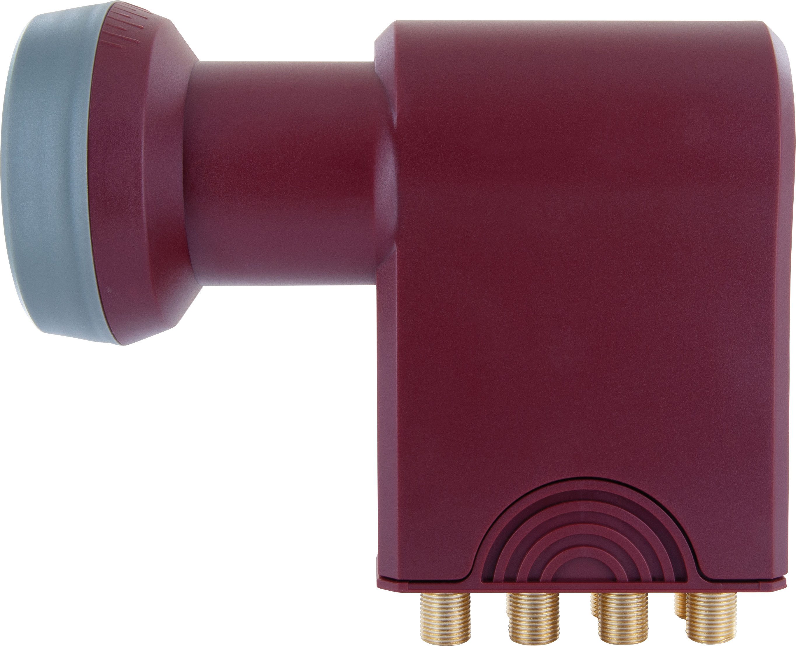 Schwaiger 717419 Universal-Octo-LNB (für 8 Teilnehmer, herausziehbare Wetterschutzabdeckung, ziegelrot)